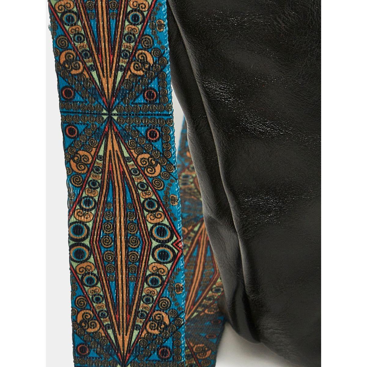 Styli Bohemian Print Strap Textured Tote Bag-women-bagsandwallets-handbags-image-5