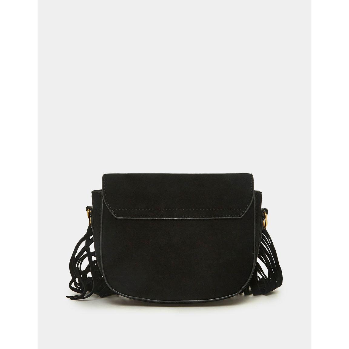 Styli Tassel Trim Buckle Detail Saddle bag-women-bagsandwallets-handbags-image-6