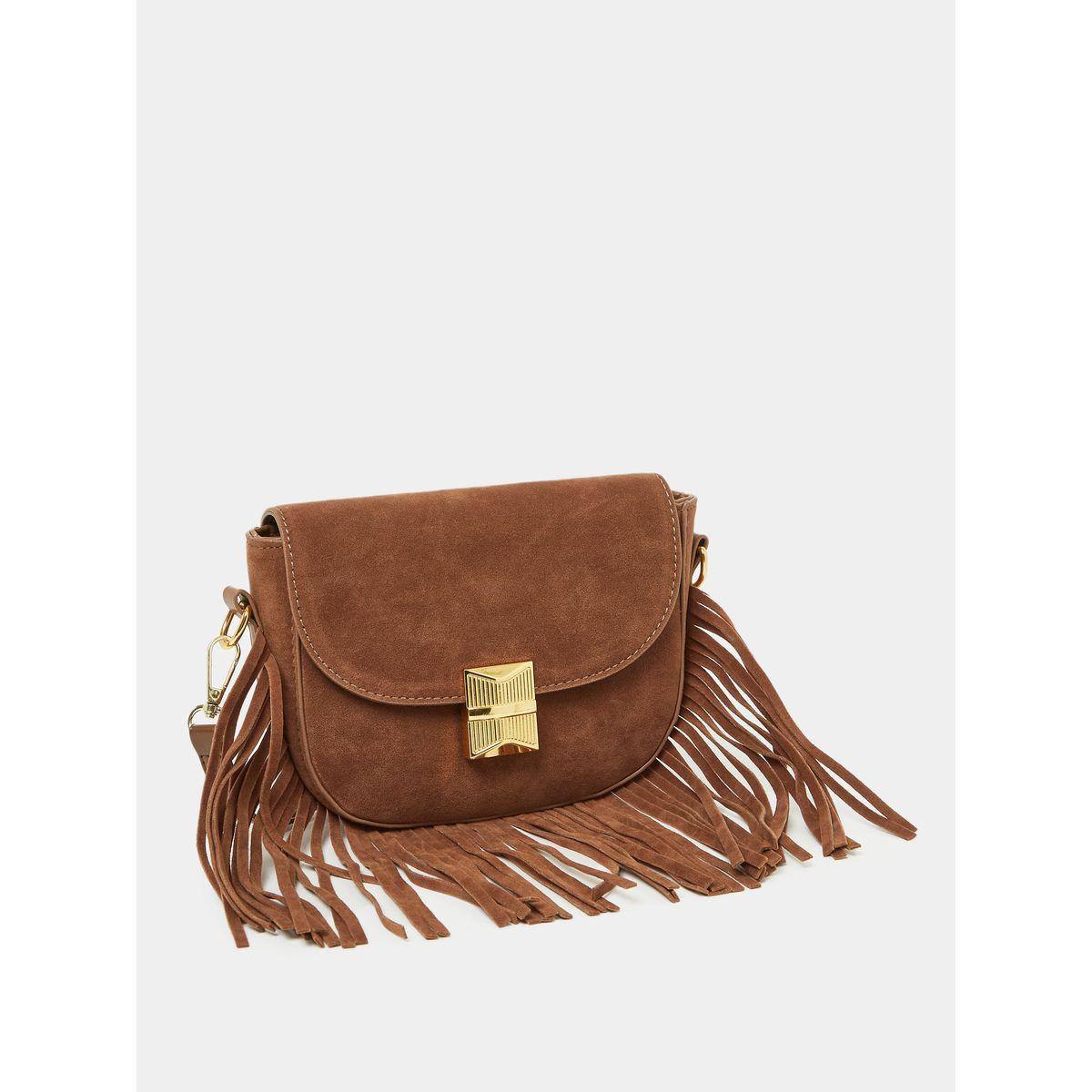 شنطة سادل بجلد صناعي وشراشيب-women-bagsandwallets-handbags-image-1