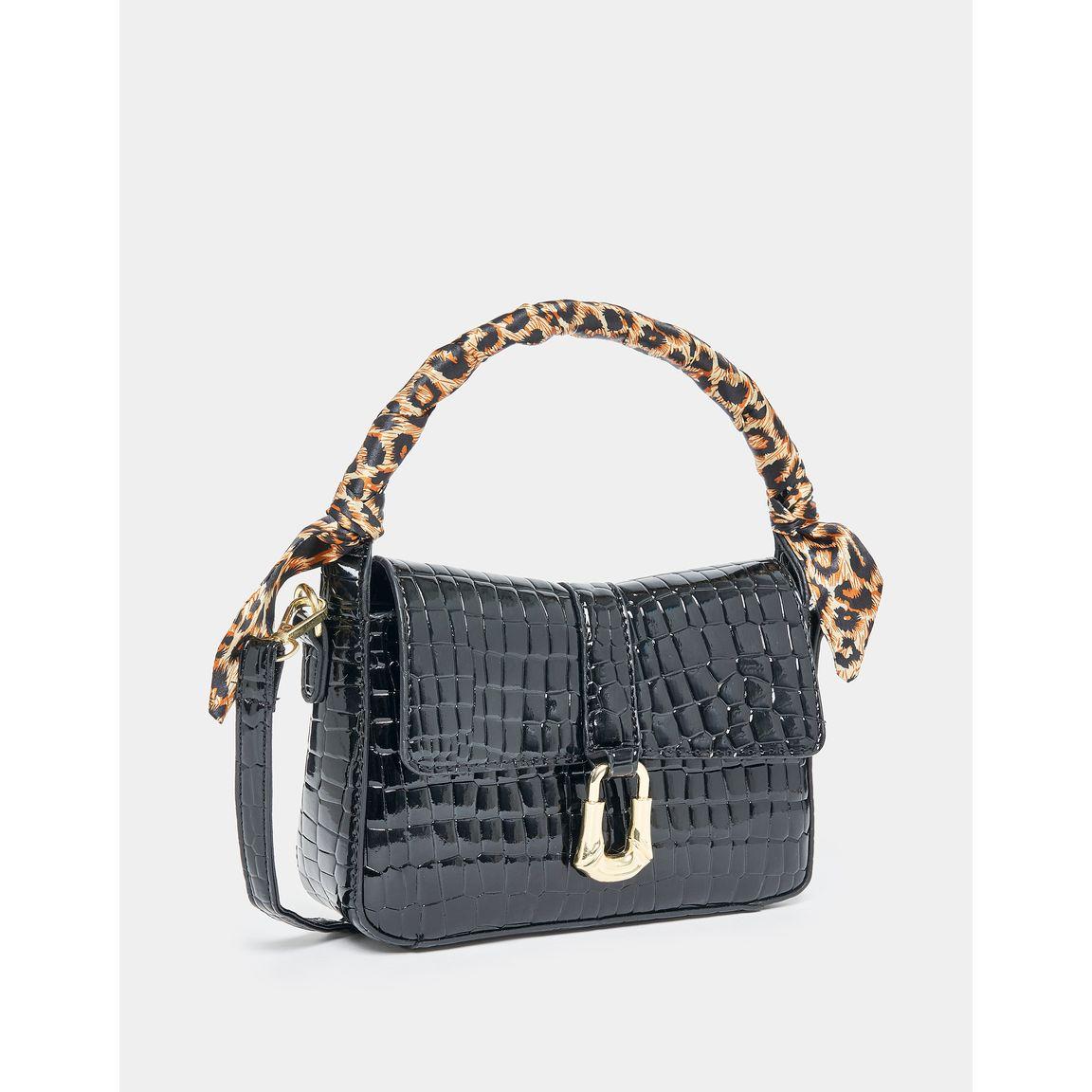 Styli Textured Animal Print Handle Bag-women-bagsandwallets-handbags-image-1