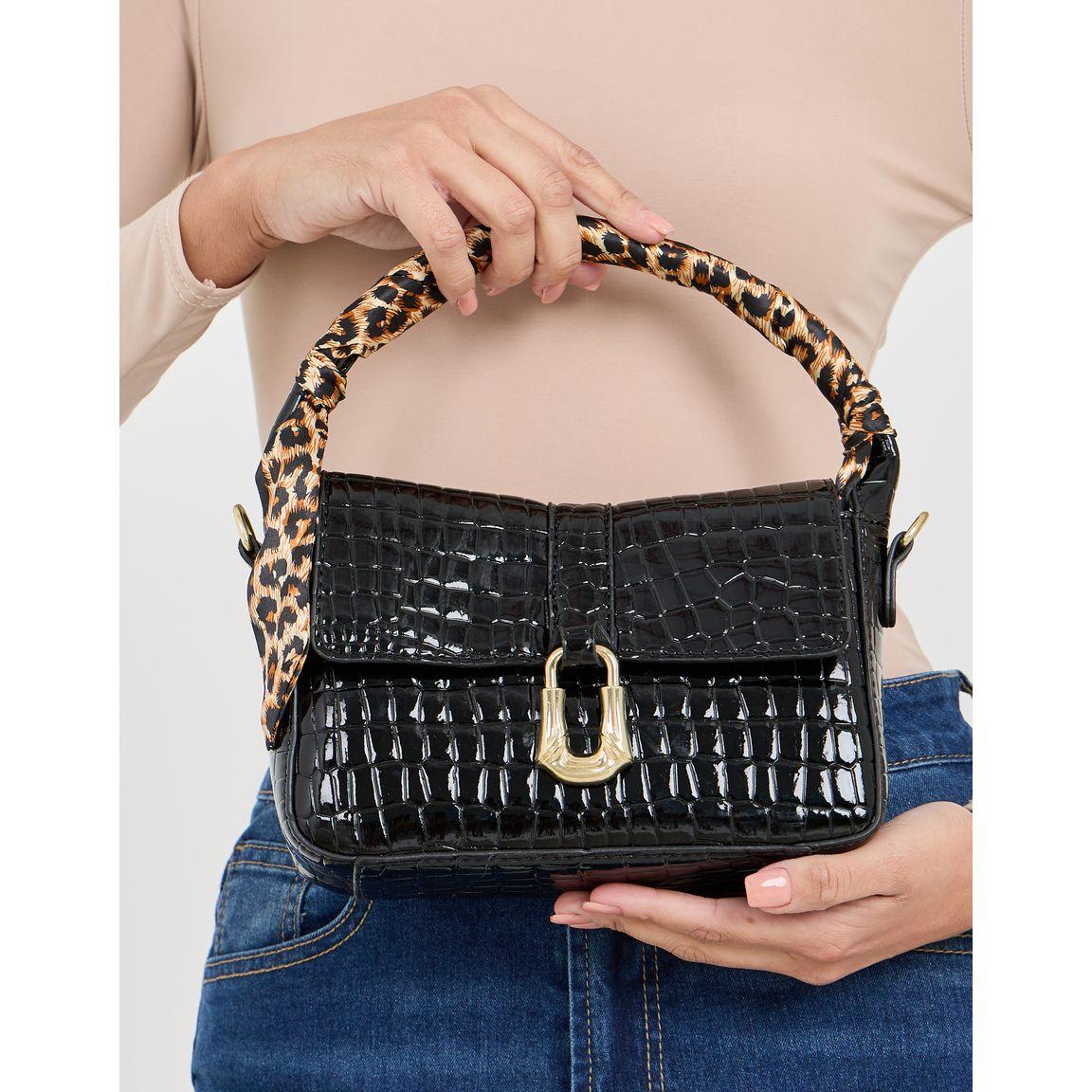 Styli Textured Animal Print Handle Bag-women-bagsandwallets-handbags-image-3