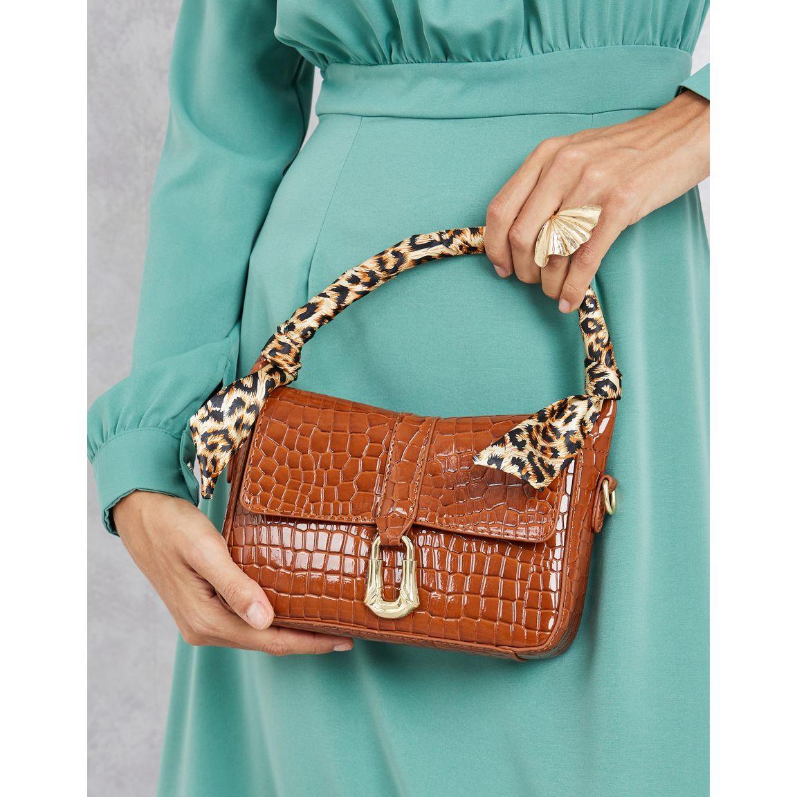 Styli Textured Animal Print Handle Bag-women-bagsandwallets-handbags-image-2