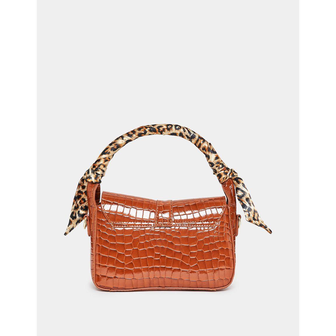 Styli Textured Animal Print Handle Bag-women-bagsandwallets-handbags-image-4