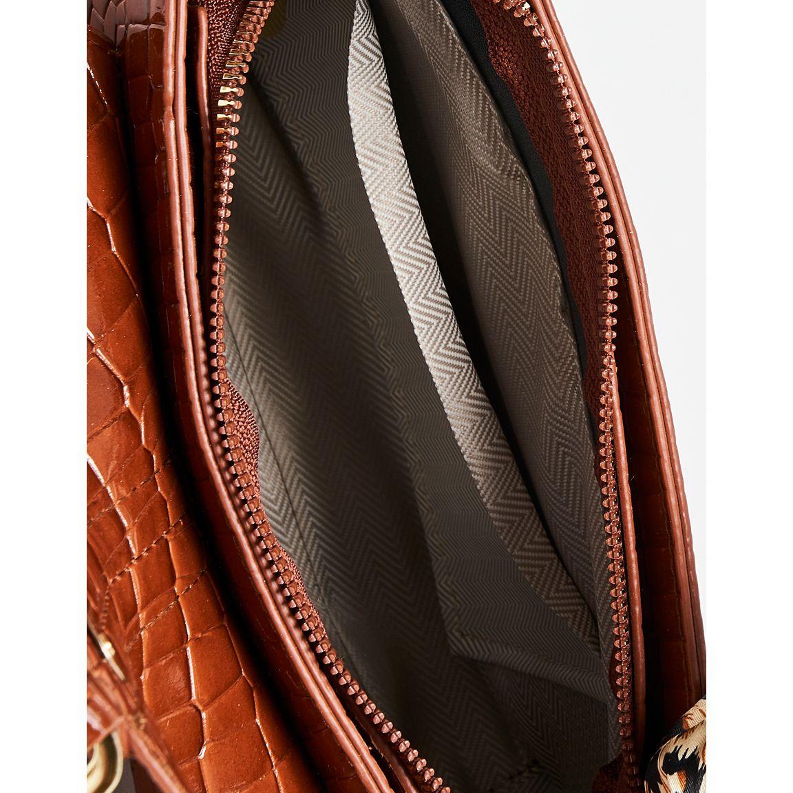 Styli Textured Animal Print Handle Bag-women-bagsandwallets-handbags-image-6