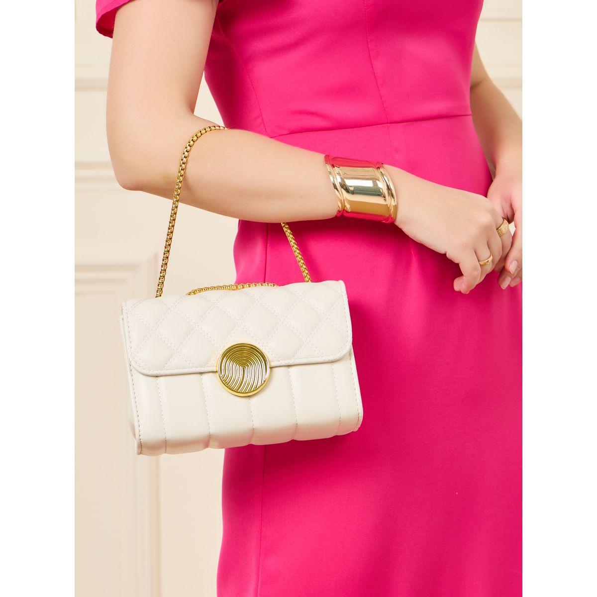 Styli Quilted Shoulder Bag with Chain Strap-women-bagsandwallets-handbags-image-3