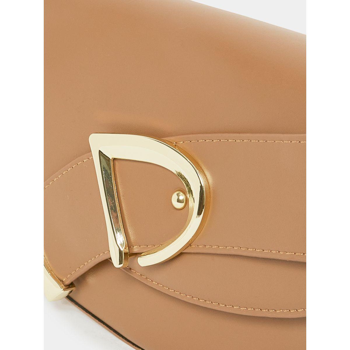 Styli Belted Detail Flap Button Closure Handbag-women-bagsandwallets-handbags-image-5