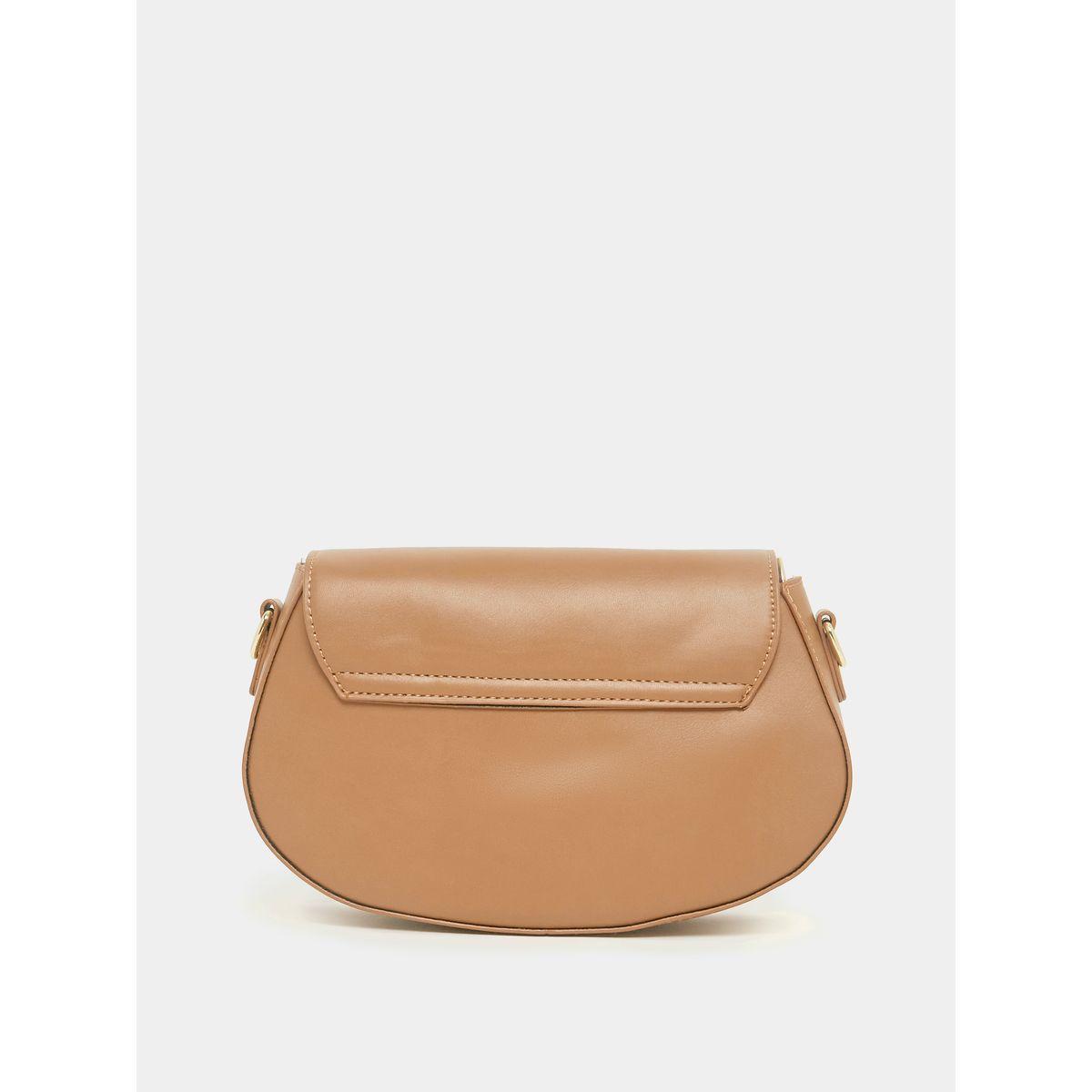 Styli Belted Detail Flap Button Closure Handbag-women-bagsandwallets-handbags-image-6
