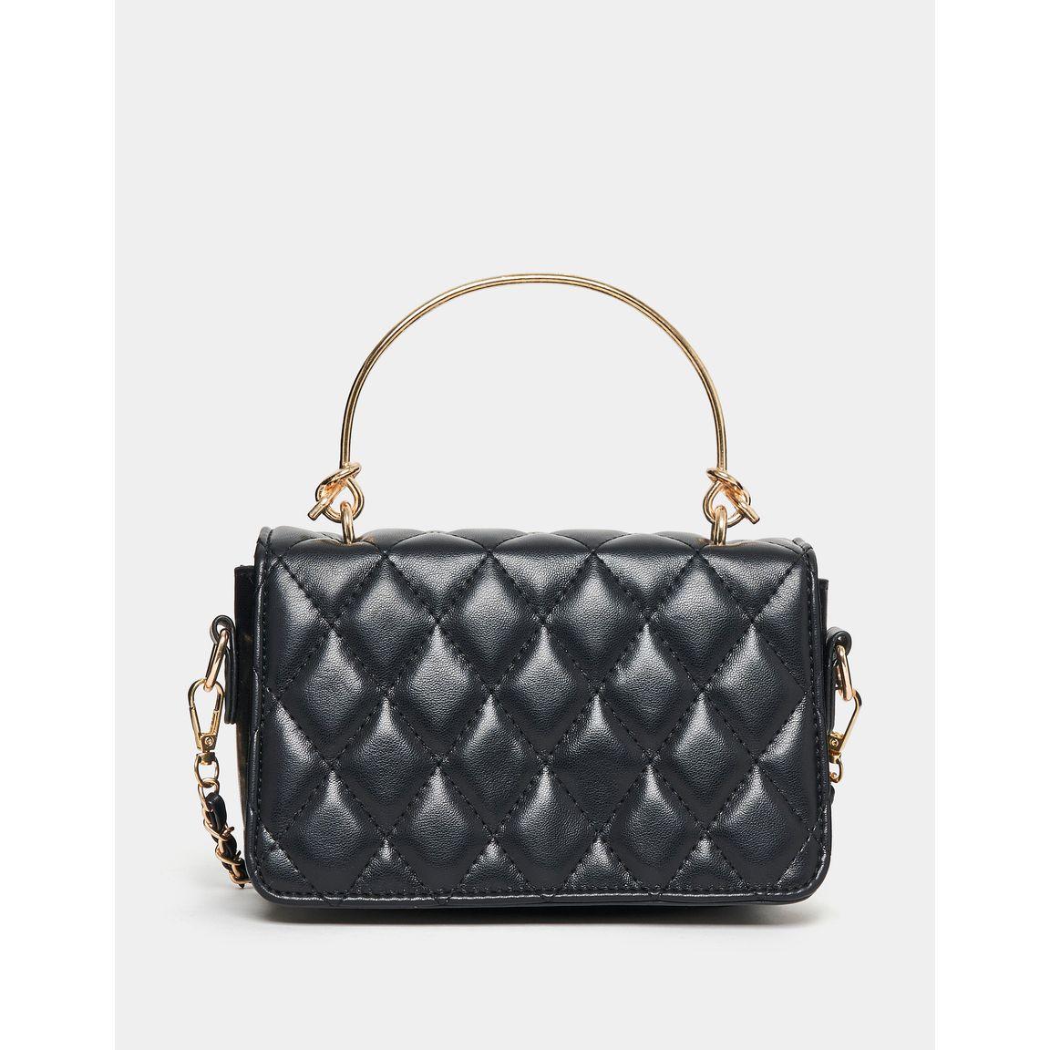 Styli Metal Handle Quilted Handbag-women-bagsandwallets-handbags-image-5