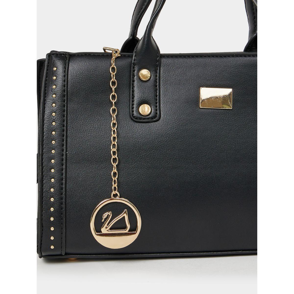 شنطة بحمالتا يد مع حلية معدنية-women-bagsandwallets-handbags-image-3