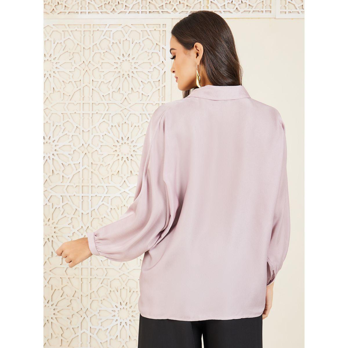 Styli Double Pocket Detail Balloon Sleeve Shirt-women-clothing-shirtsandblouses-shirts-image-5