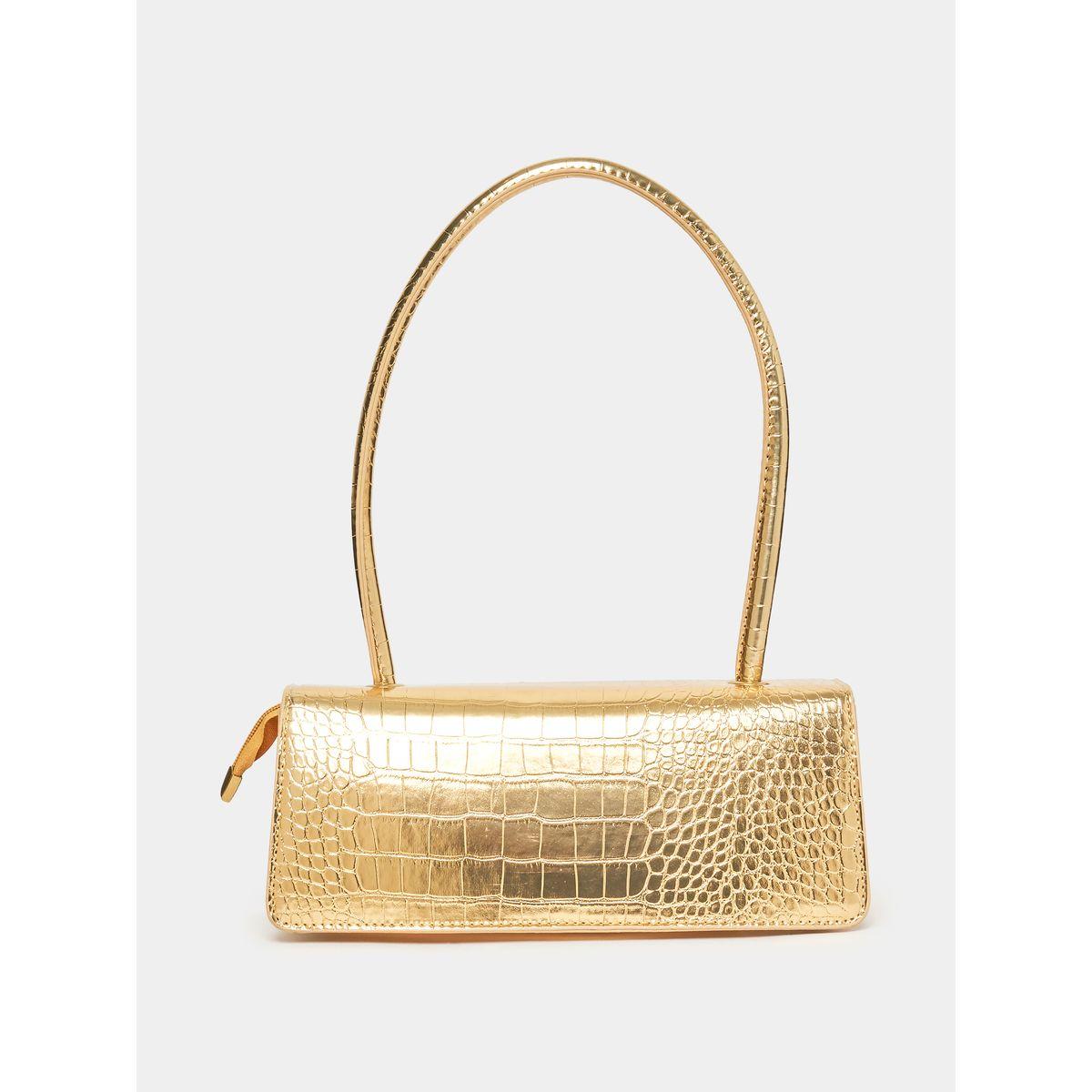 Styli Textured Flap Over Rectangle Bag with Push Lock-women-bagsandwallets-handbags-image-4