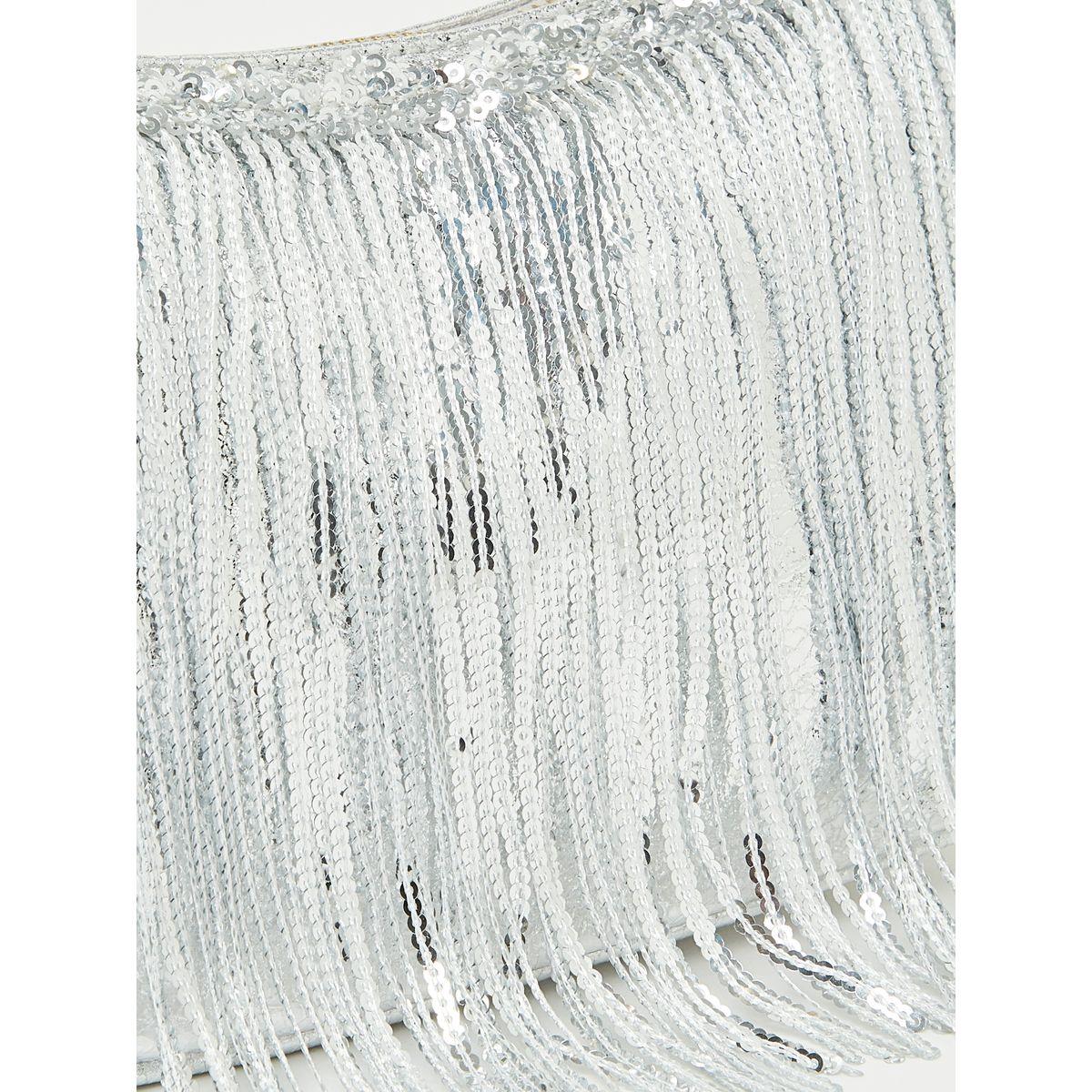 Styli Embellished Tassel Detail Baguette Bag-women-bagsandwallets-handbags-image-2