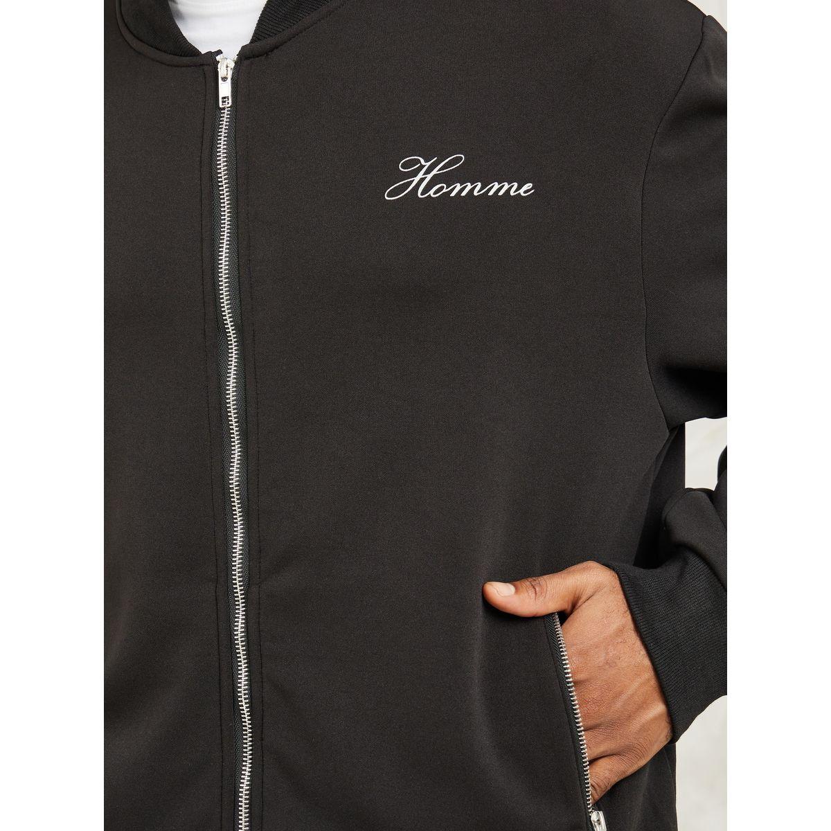 Styli Limited Slogan Print Jacket with Zip Pockets-men-clothing-jacketsandblazers-jackets-image-4