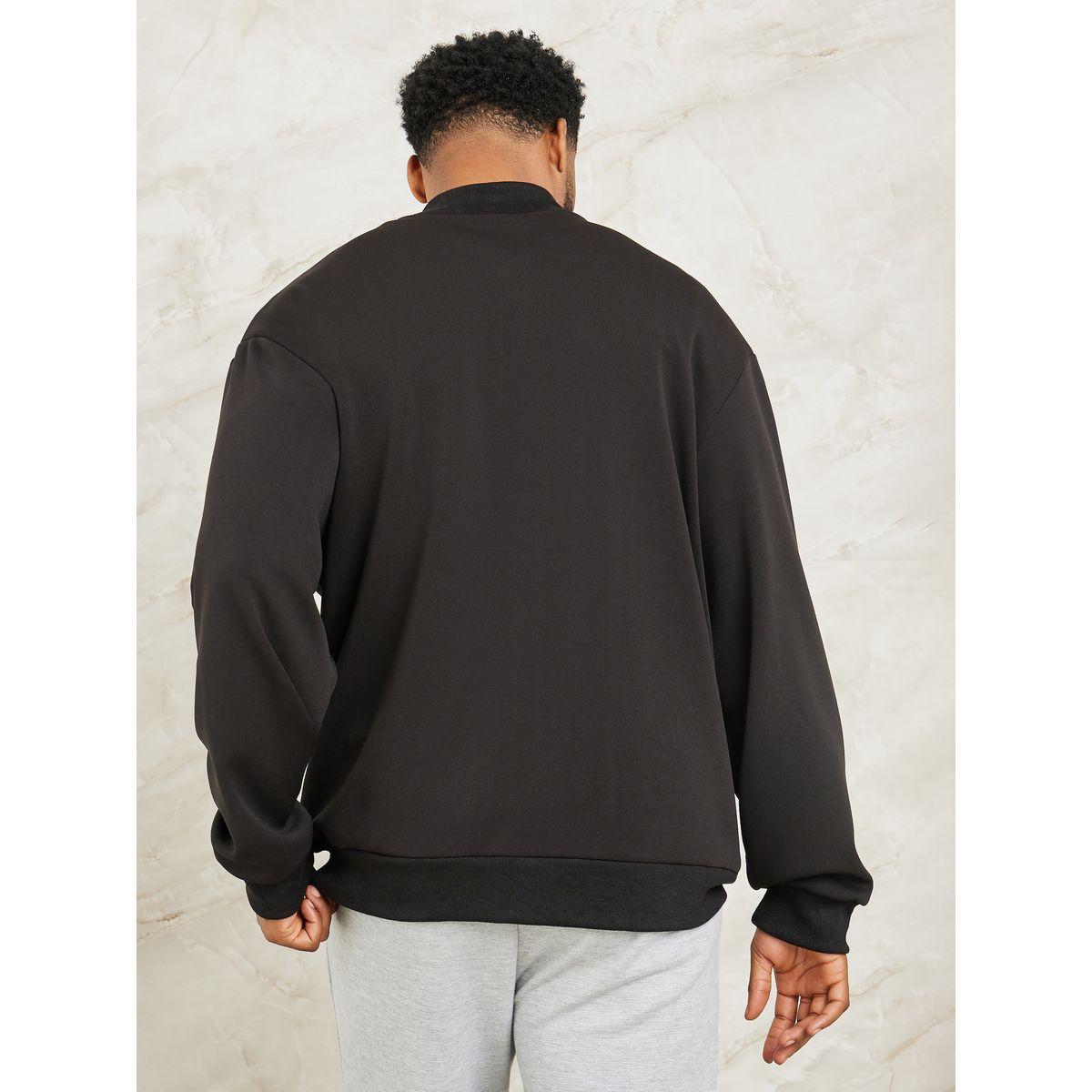 Styli Limited Slogan Print Jacket with Zip Pockets-men-clothing-jacketsandblazers-jackets-image-5