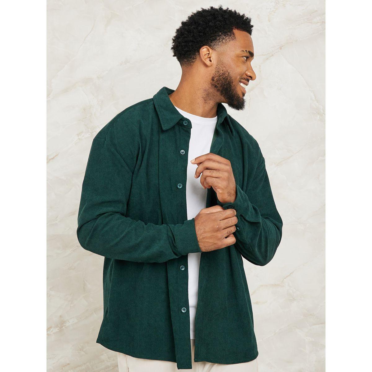 قميص كوردروي بقصة مريحة-men-clothing-shirts-image-3