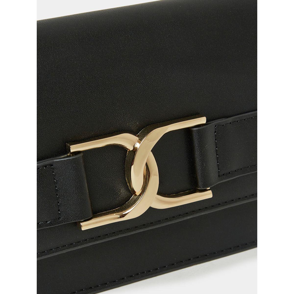 Styli Metal Accent Crossbody Bag with Detachable Strap-women-bagsandwallets-handbags-image-2