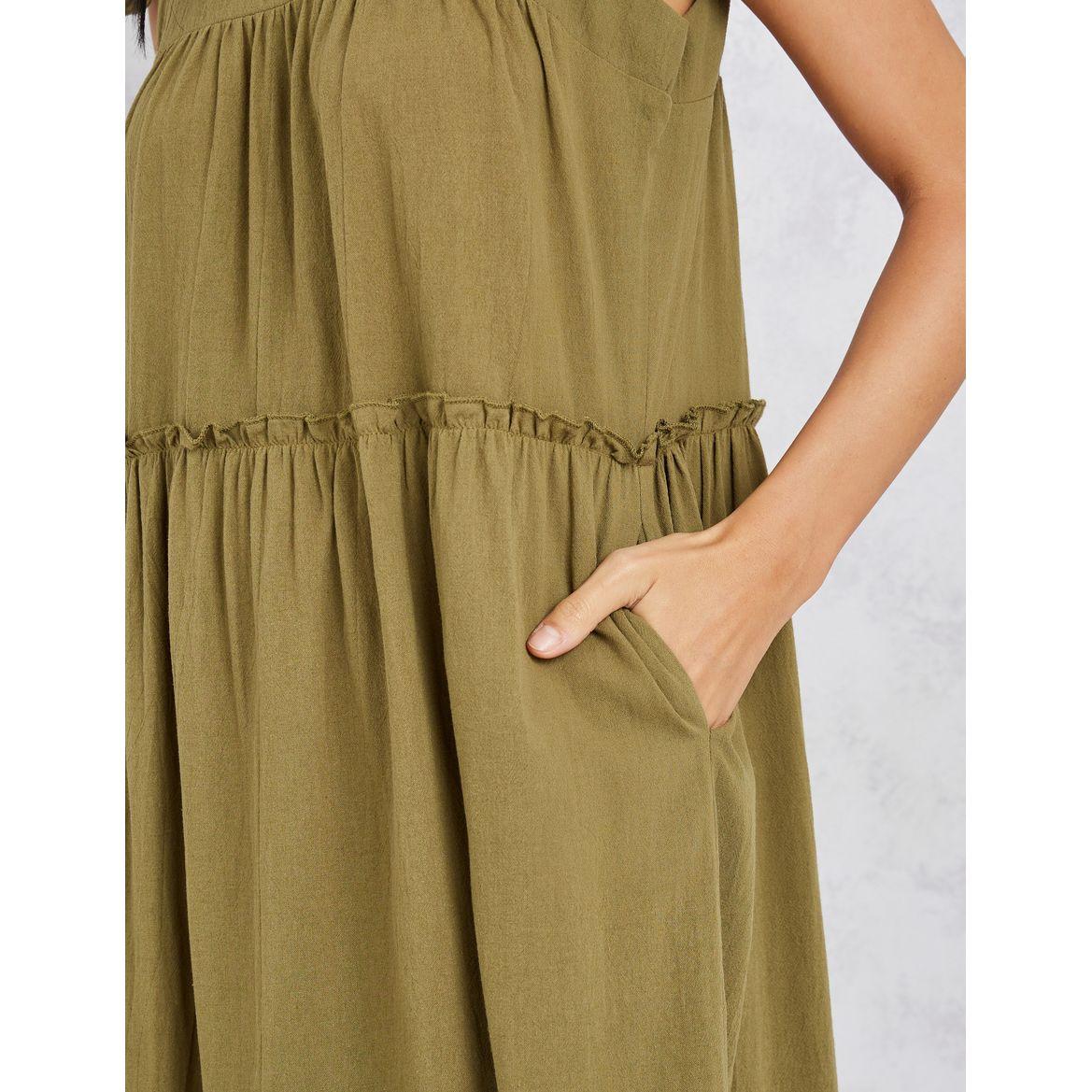 فستان ميدي بكسرات وجيوب-women-clothing-dresses-image-3