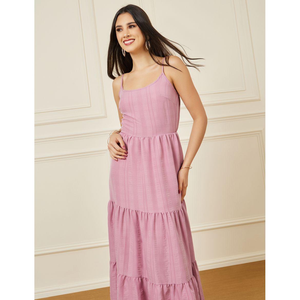 فستان طويل بكسرات وحمالات-women-clothing-dresses-image-2