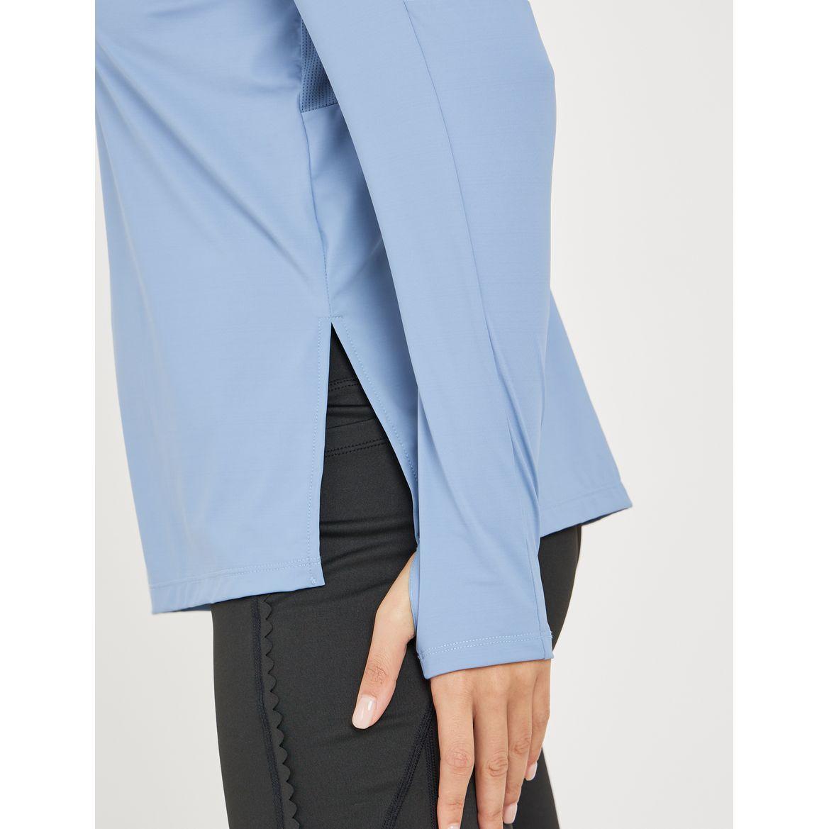 Styli Active Side Slit Half Back Mesh Panel Long Sleeve Top-women-clothing-sportswearandactivewear-tshirtsandvests-image-3