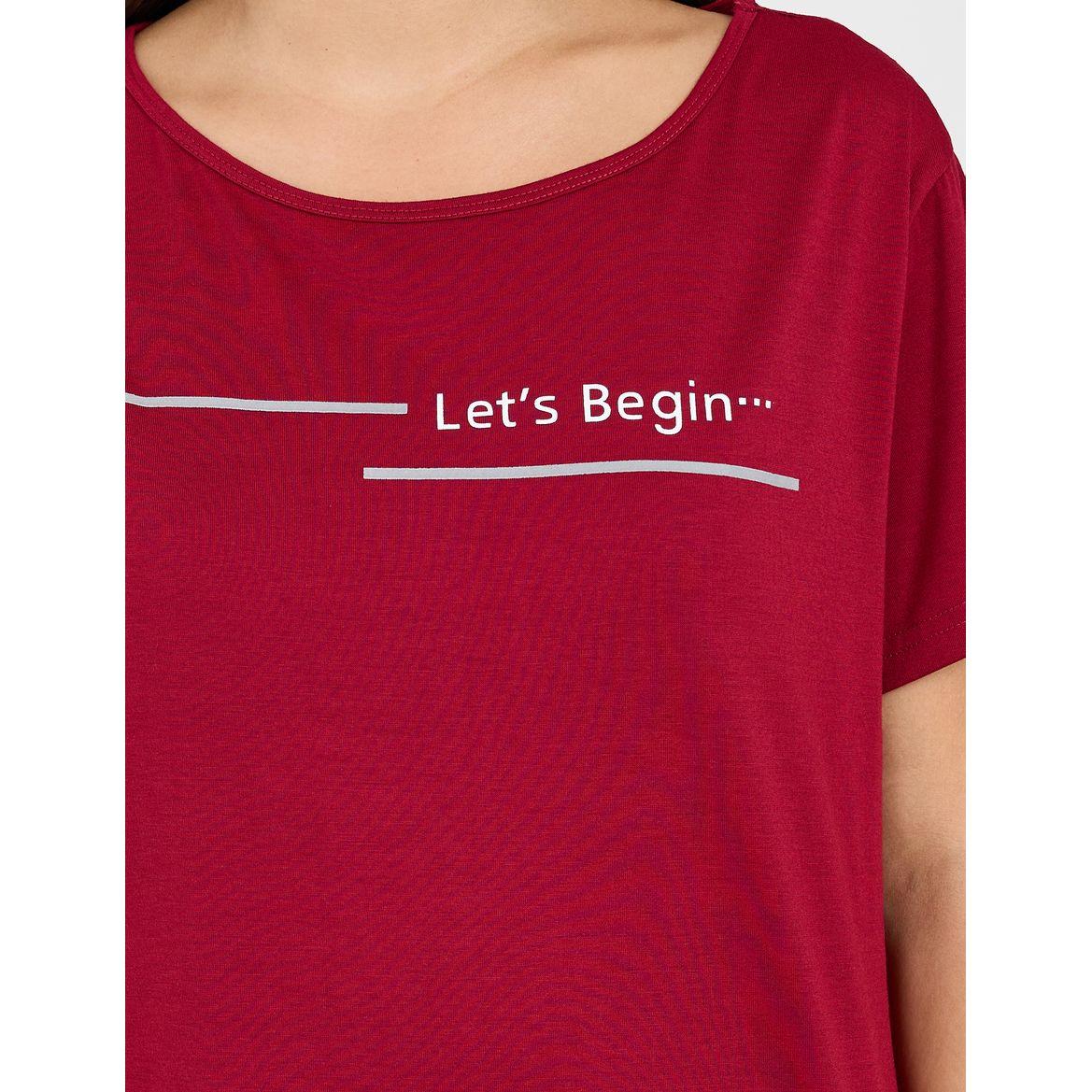 Styli Active Slogan Print Loose Yoga Top-women-clothing-sportswearandactivewear-tshirtsandvests-image-3