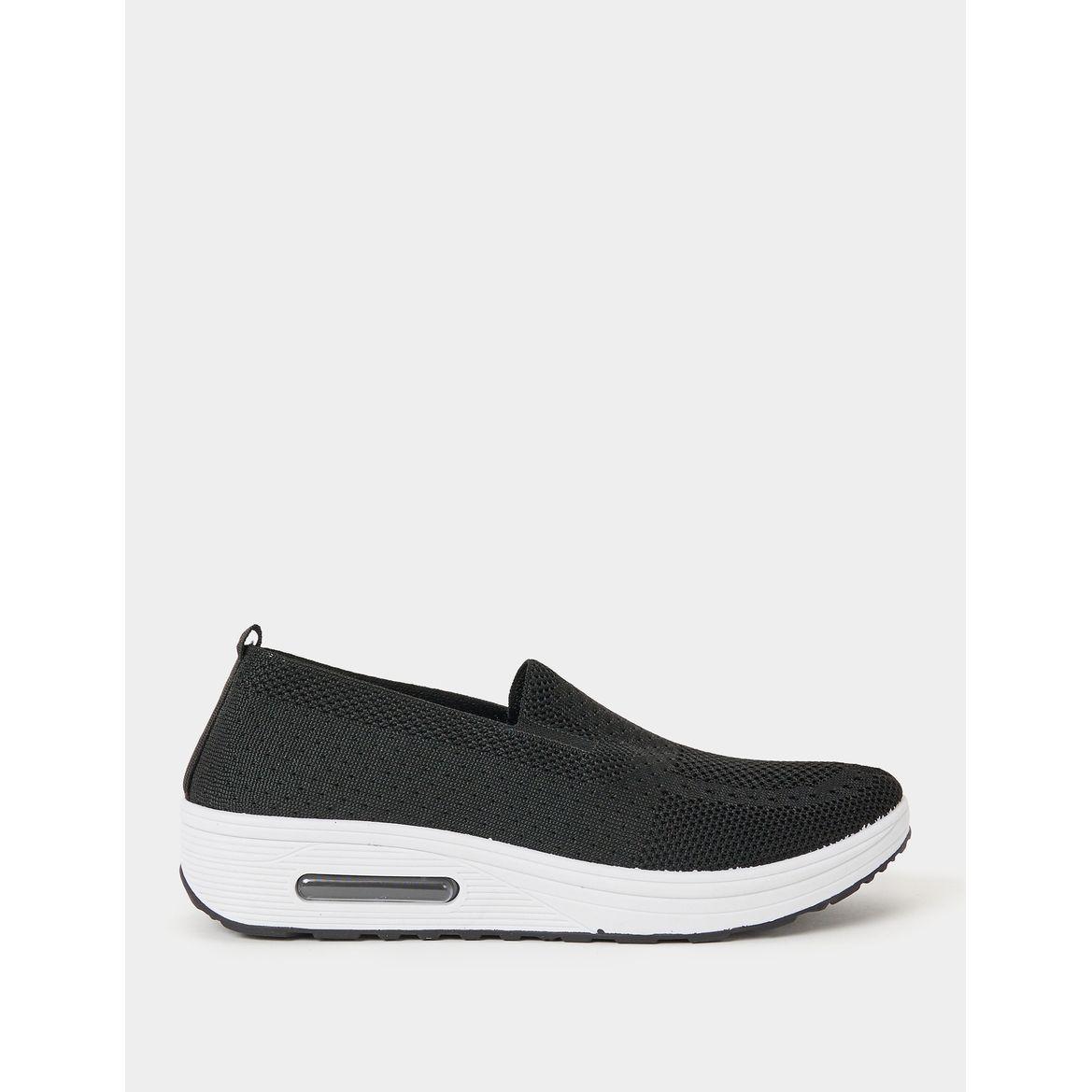 Styli Solid Breathable Slip On Shoes-women-shoes-loafersandmoccasins-image-1