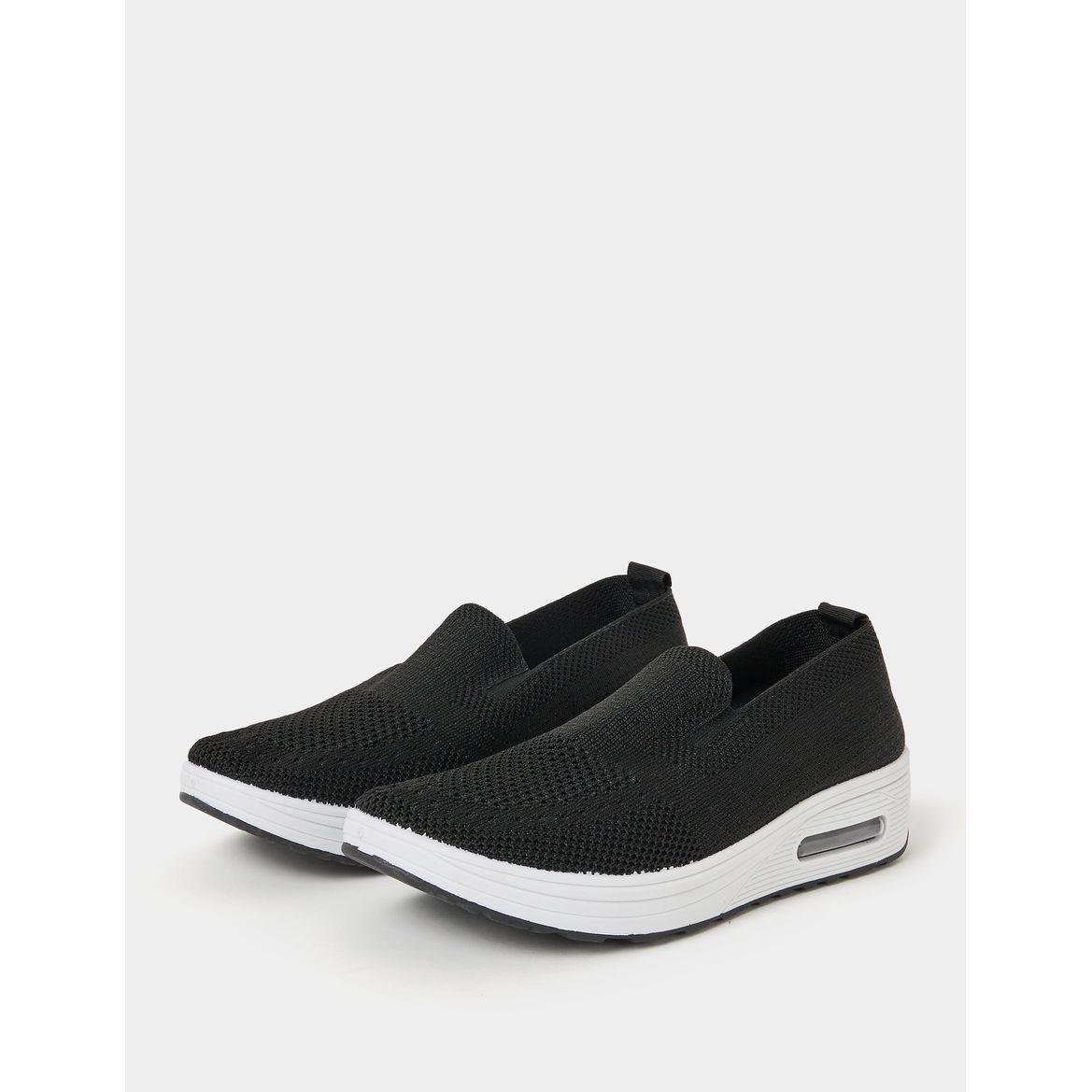 Styli Solid Breathable Slip On Shoes-women-shoes-loafersandmoccasins-image-2