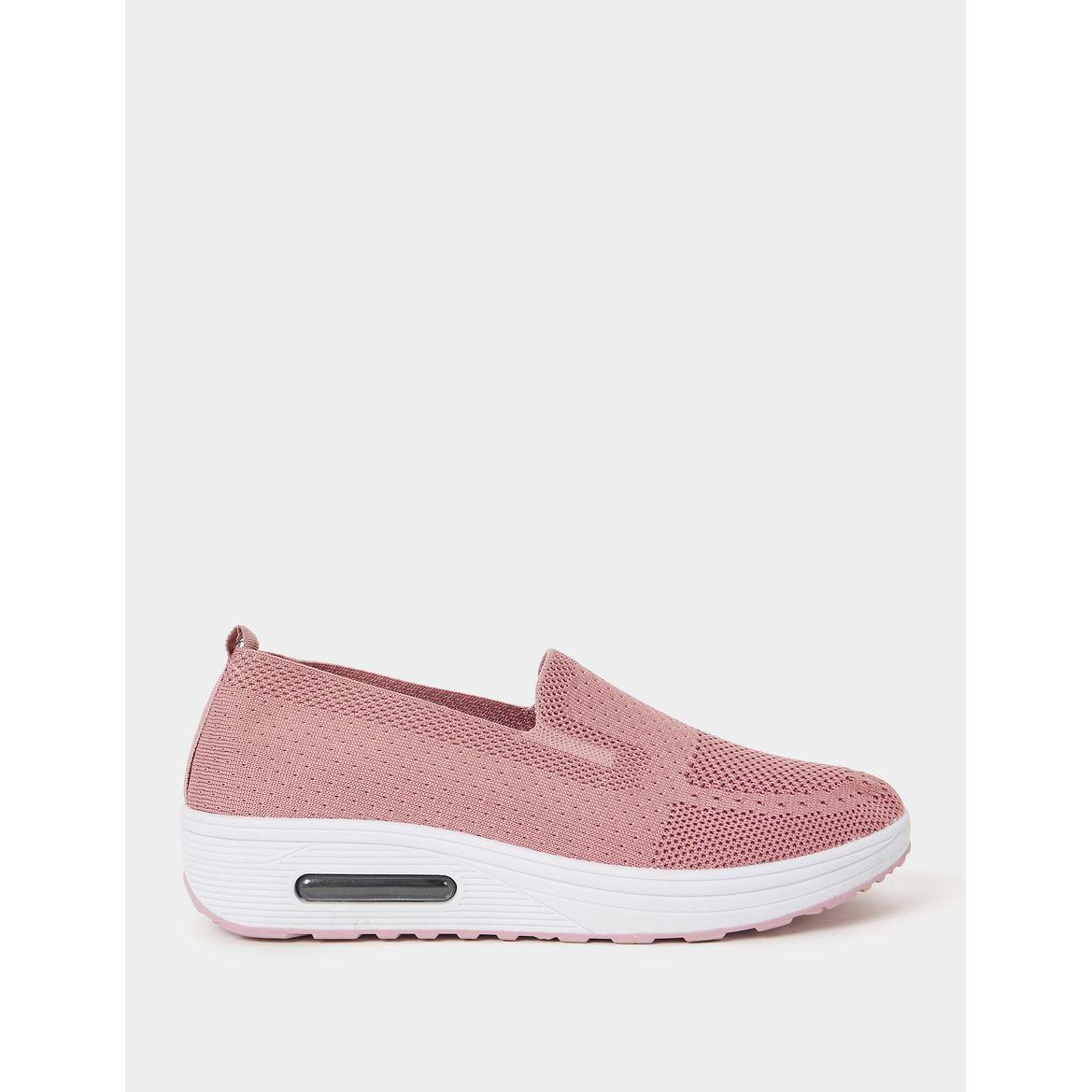 Styli Solid Breathable Slip On Shoes-women-shoes-loafersandmoccasins-image-1