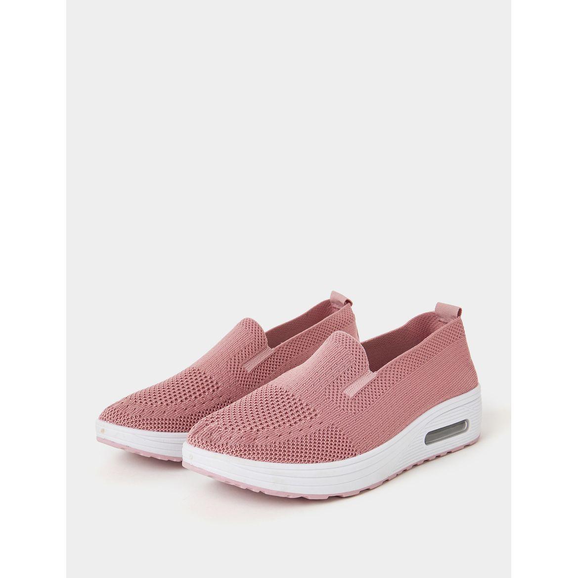 Styli Solid Breathable Slip On Shoes-women-shoes-loafersandmoccasins-image-2