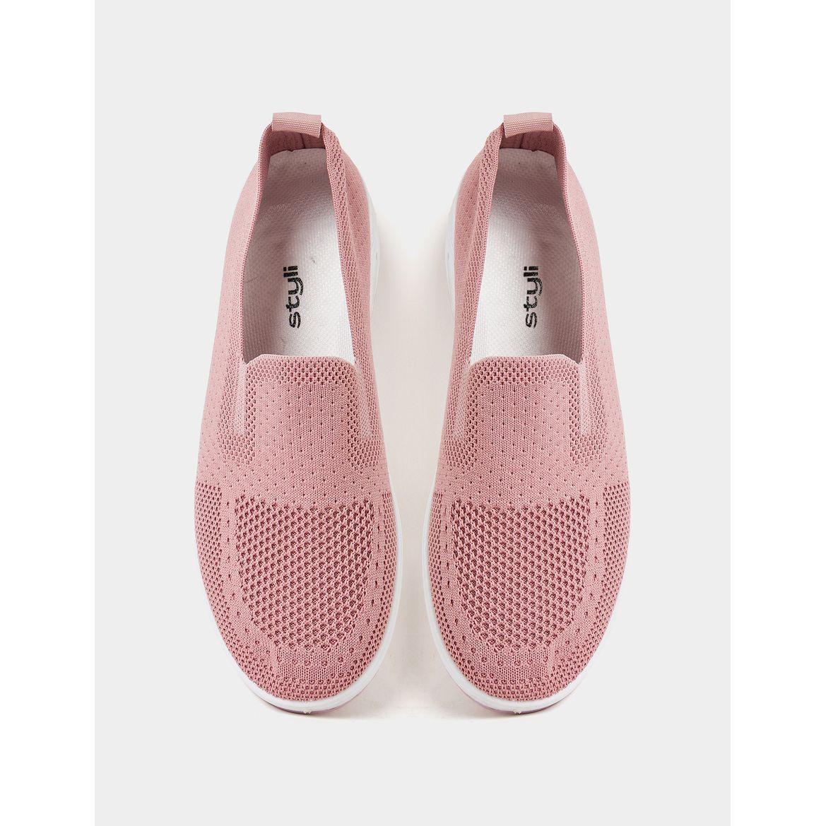 Styli Solid Breathable Slip On Shoes-women-shoes-loafersandmoccasins-image-5
