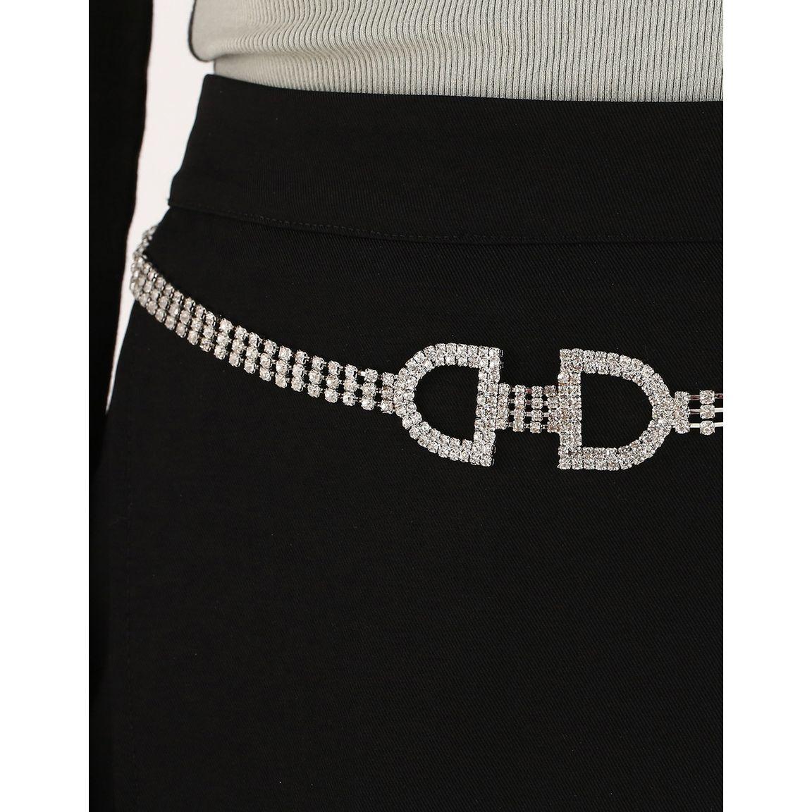 Styli Embellished Chain Drop Belt with Lobster Clasp Closure-women-clothingaccessories-belts-image-5