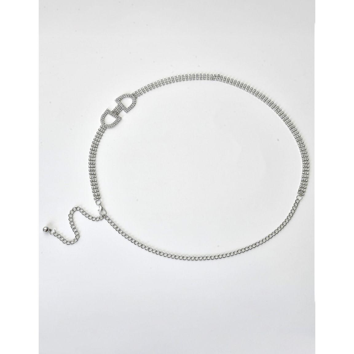 Styli Embellished Chain Drop Belt with Lobster Clasp Closure-women-clothingaccessories-belts-image-7