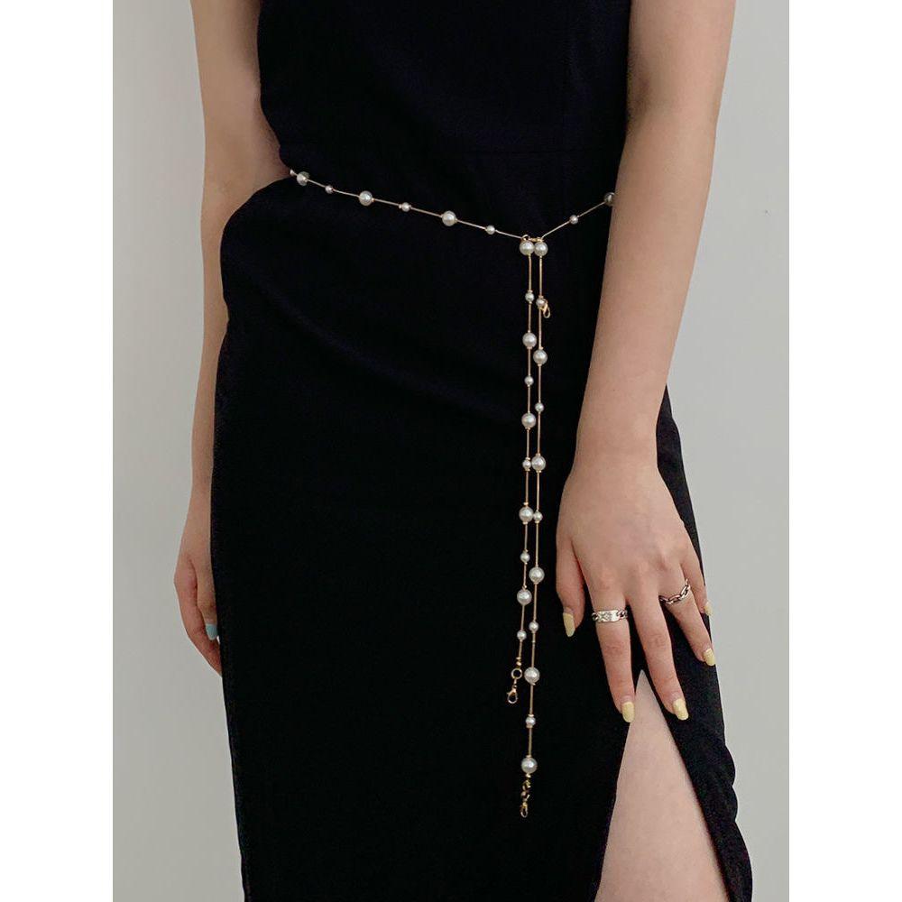 Styli All Over Faux Pearl Belt-women-clothingaccessories-belts-image-1