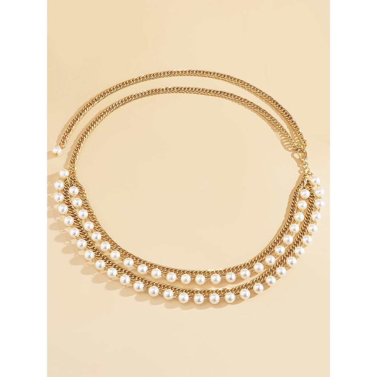 حزام خصر بطبقات منمقة بلؤلؤ صناعي-women-clothingaccessories-belts-image-2