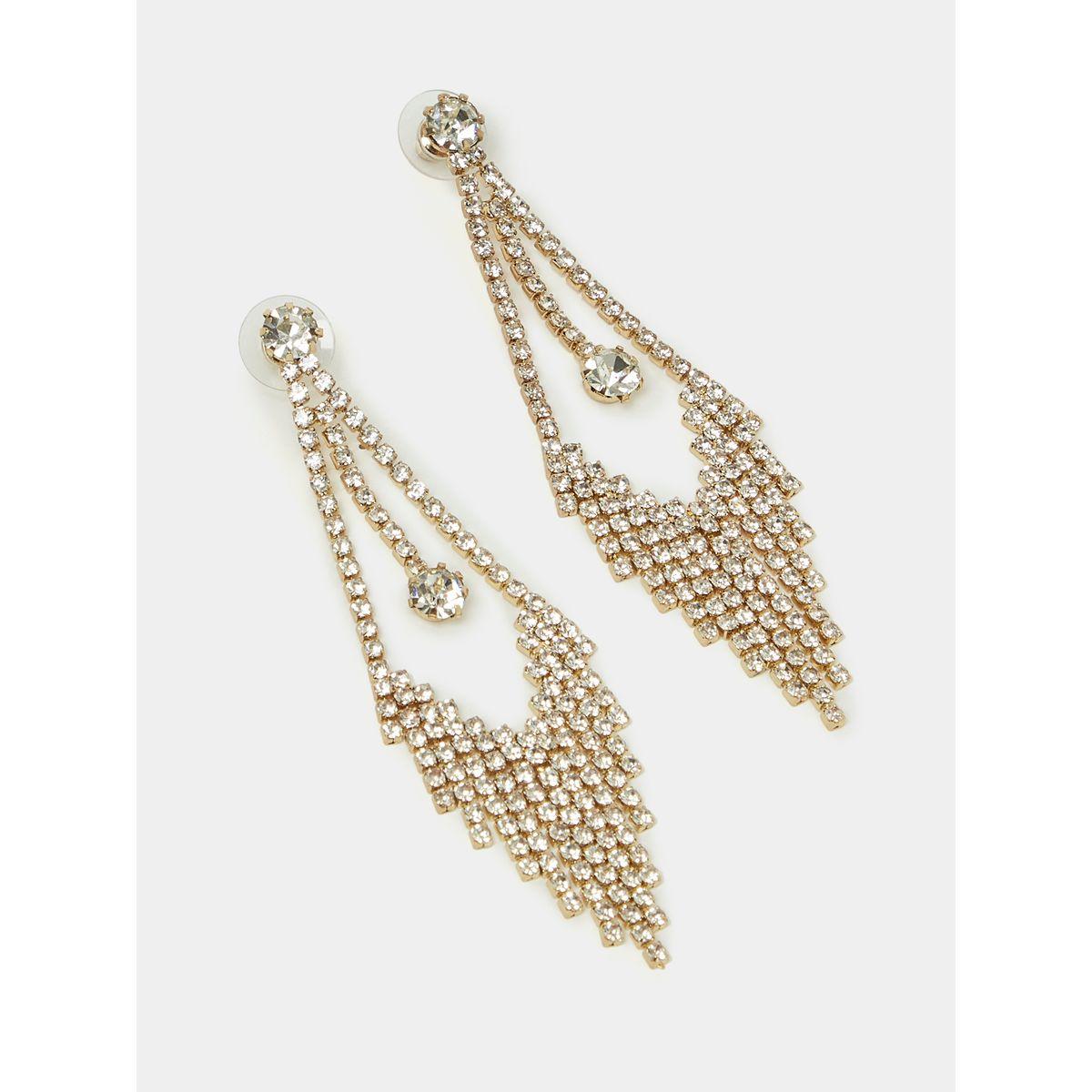 اقراط مزينة بشراشيب طويلة-women-watchesandjewellery-jewellery-earrings-image-1