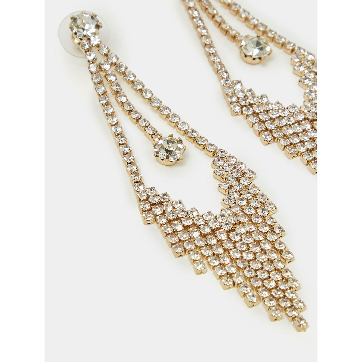 Styli Long Tassel Earrings-women-watchesandjewellery-jewellery-earrings-image-2
