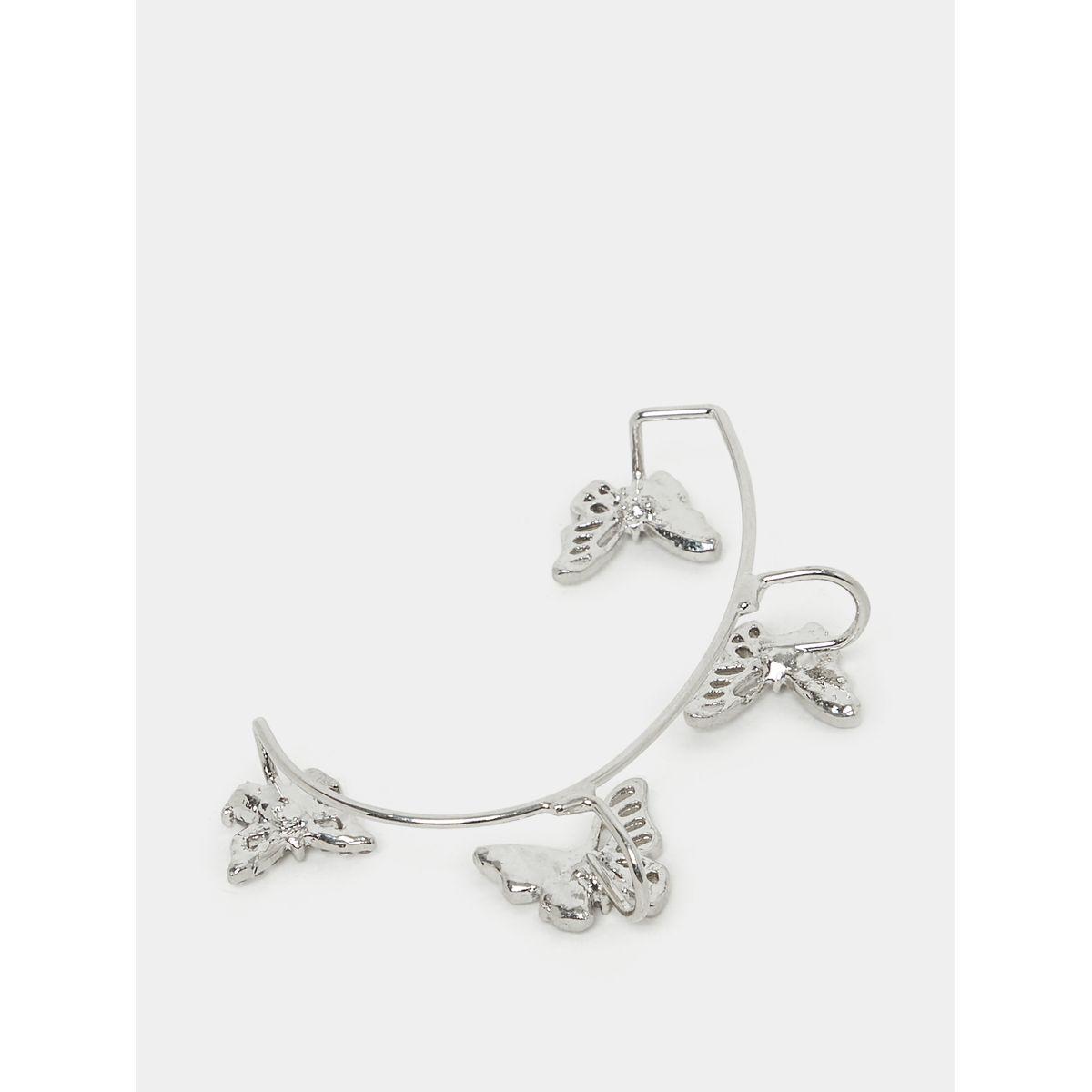 Styli Butterfly Design Ear Cuff-women-watchesandjewellery-jewellery-earrings-image-4