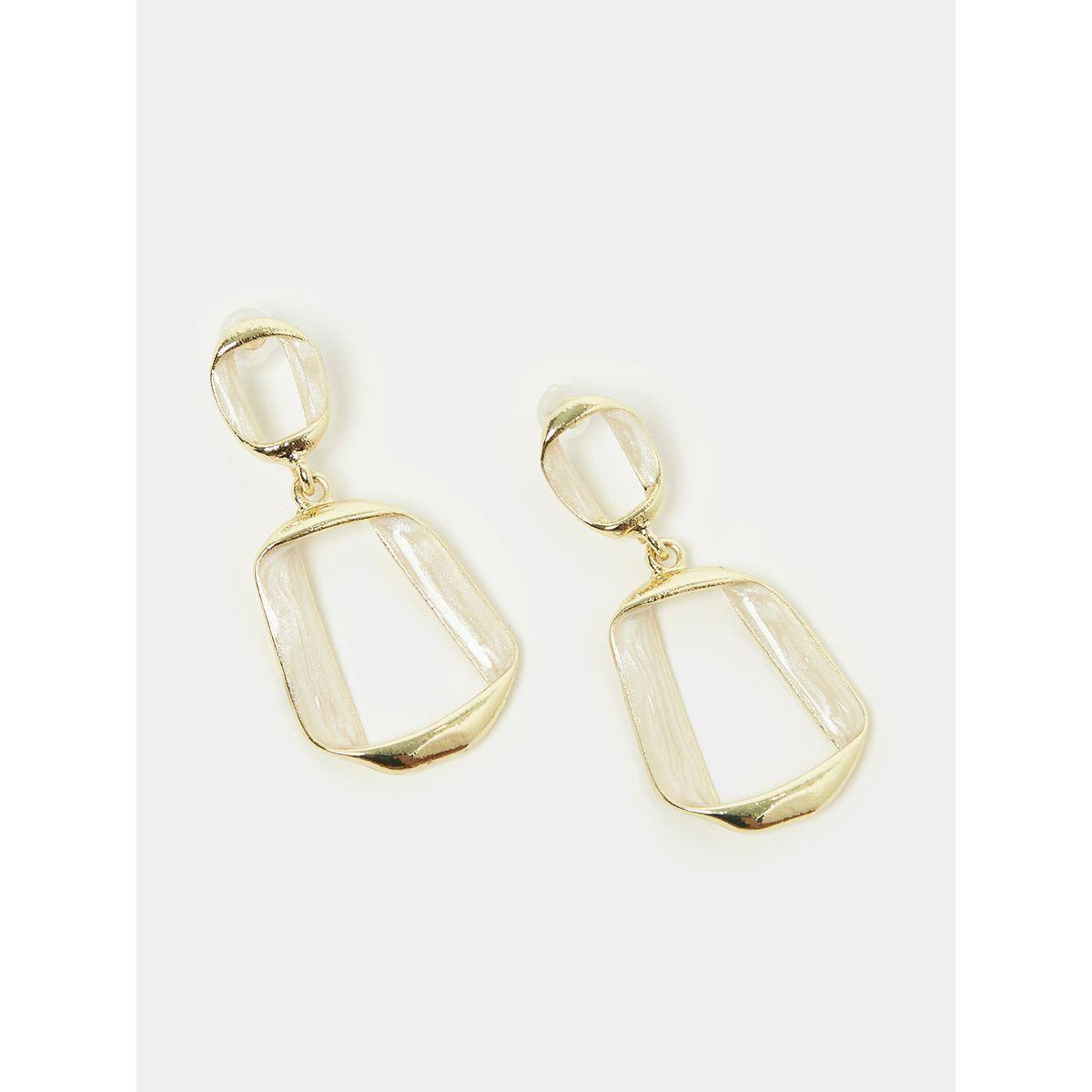 Styli Double Layer Chunky Earrings-women-watchesandjewellery-jewellery-earrings-image-1