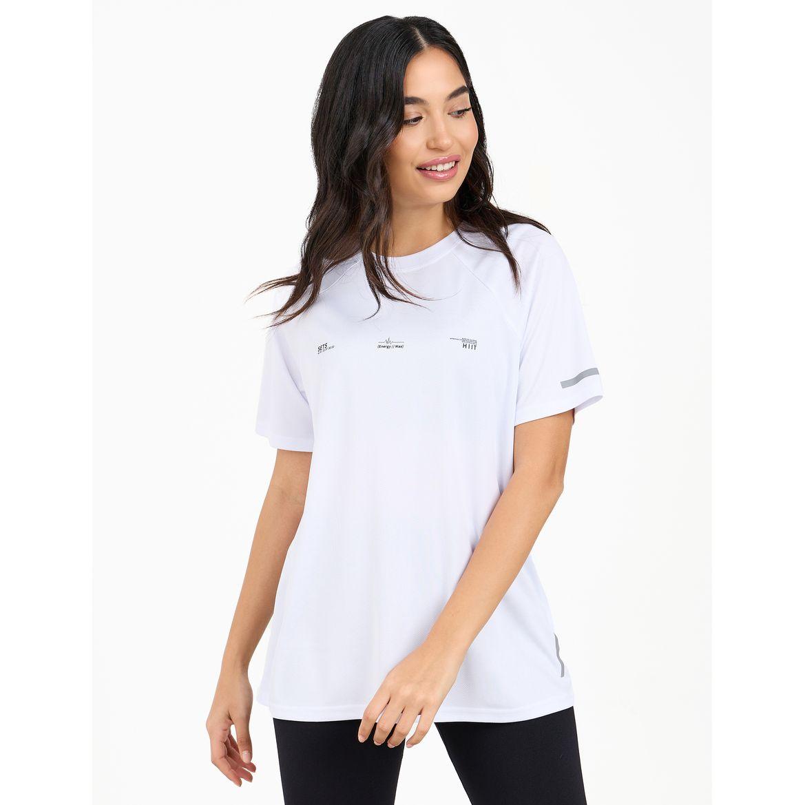 Styli Active Multi Text Print & Reflective Stripe Detail Loose Top-women-clothing-sportswearandactivewear-tshirtsandvests-image-1