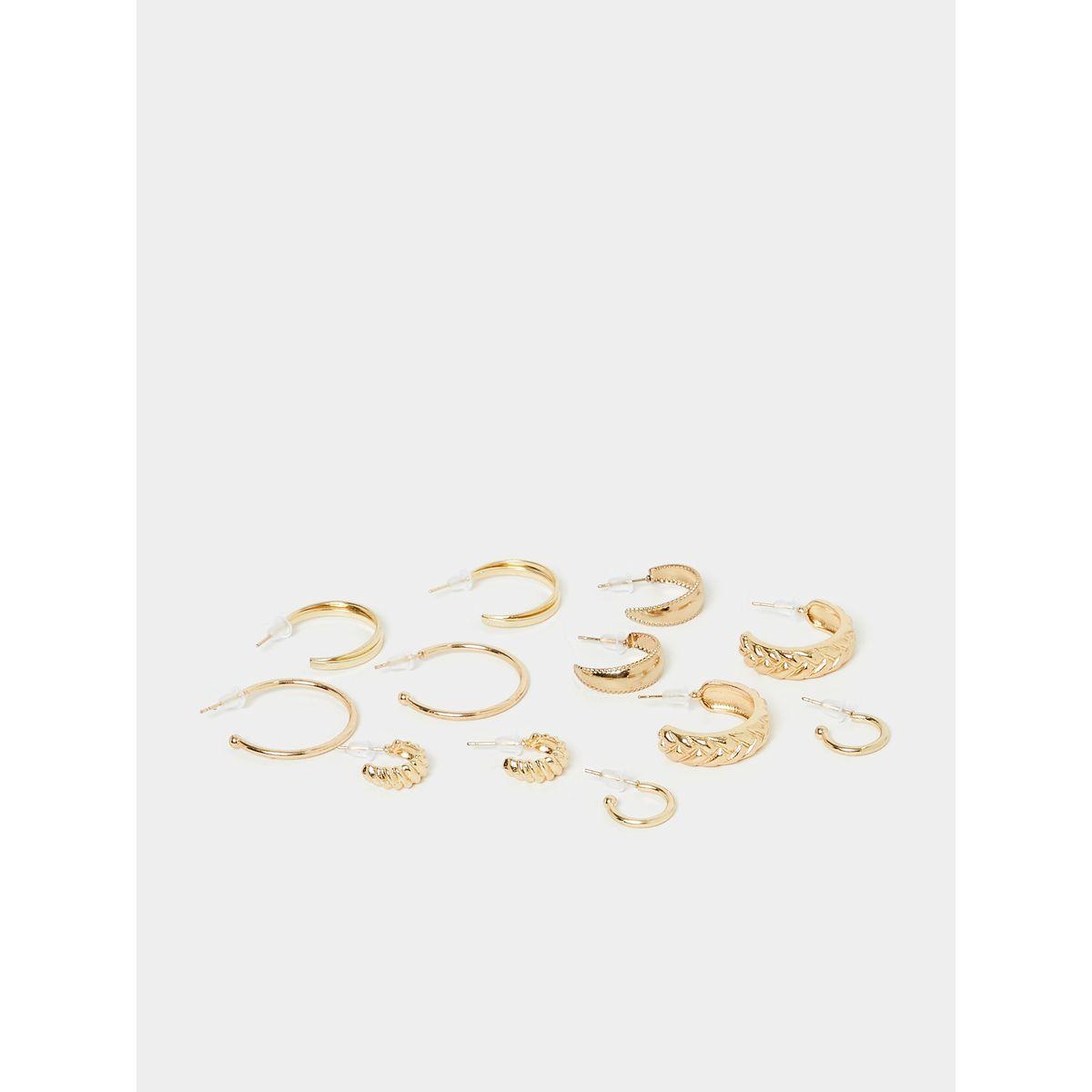 مجموعة من 6 اقراط كاجوال-women-watchesandjewellery-jewellery-earrings-image-1
