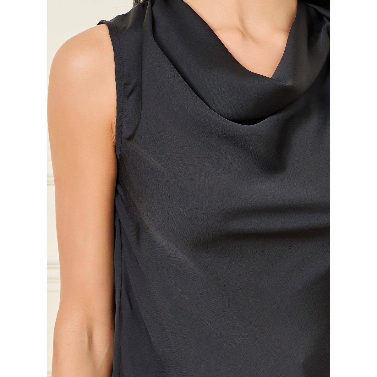 بلوزة ساتان بلا اكمام وياقة منسدلة-women-clothing-shirtsandblouses-blouses-image-3