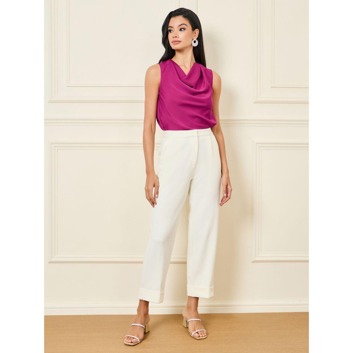 بلوزة ساتان بلا اكمام وياقة منسدلة-women-clothing-shirtsandblouses-blouses-image-3