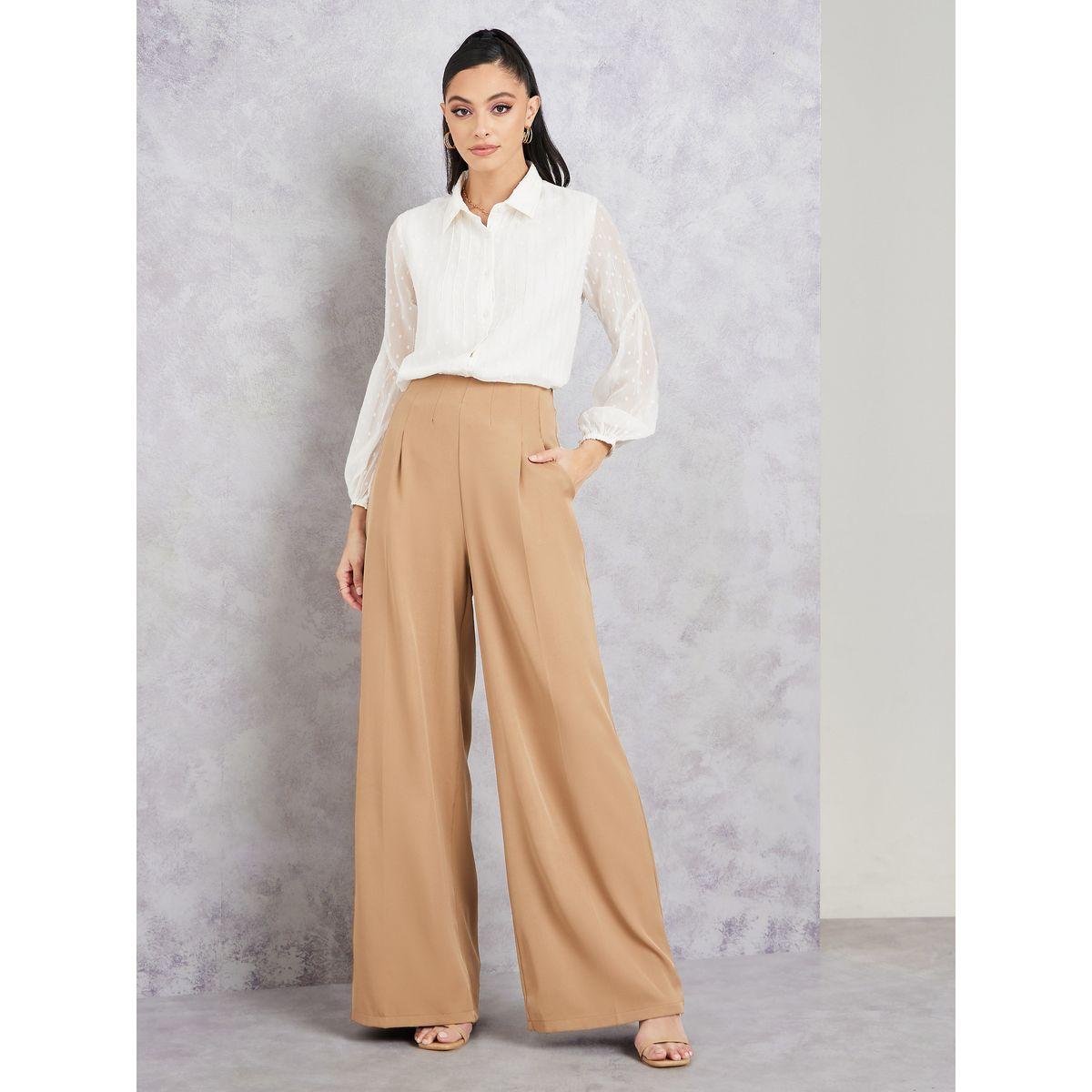 Styli Dobby Long Sleeves Collared Shirt-women-clothing-shirtsandblouses-shirts-image-2