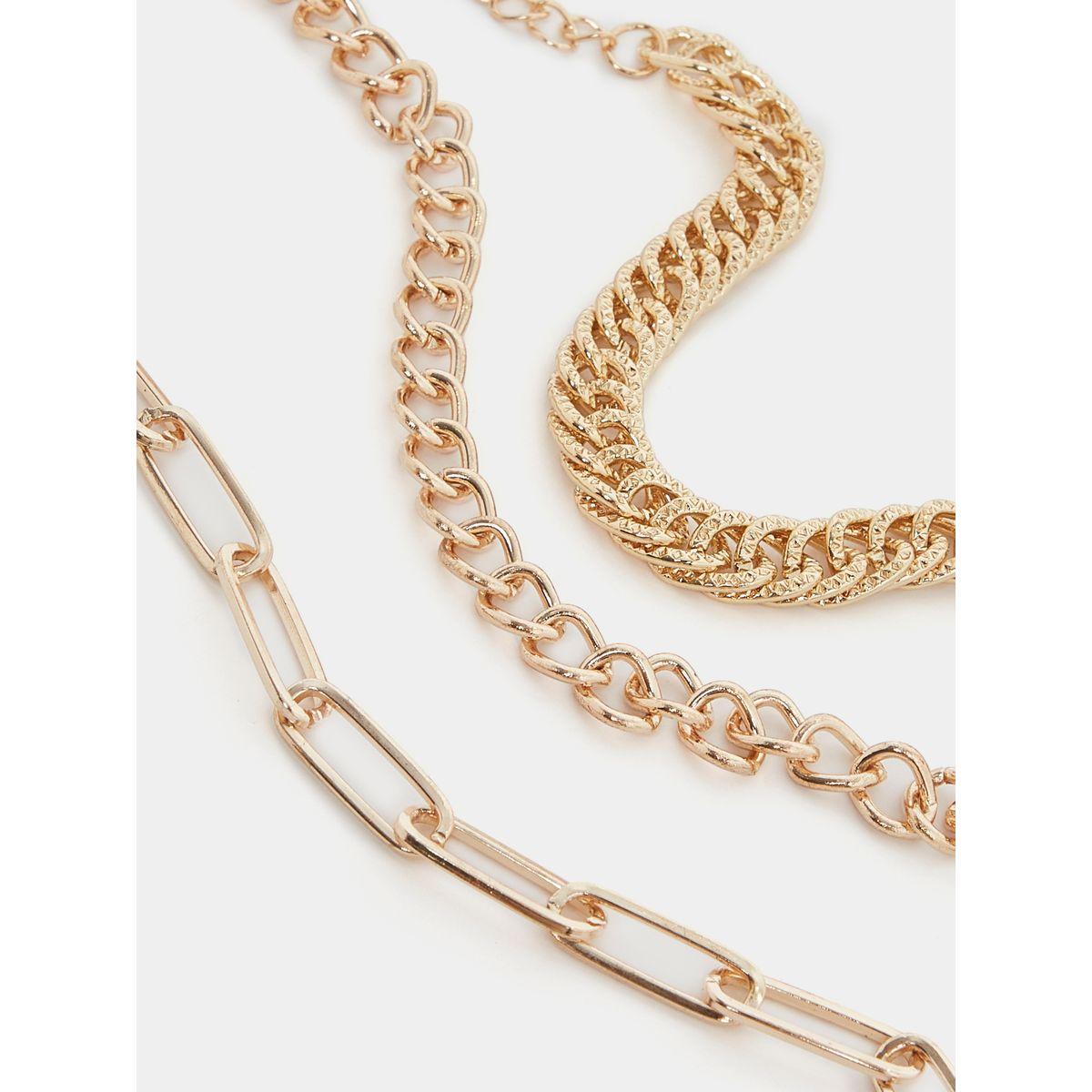 Styli Set of 4 - Chunky Chain Anklet-women-watchesandjewellery-jewellery-anklets-image-2