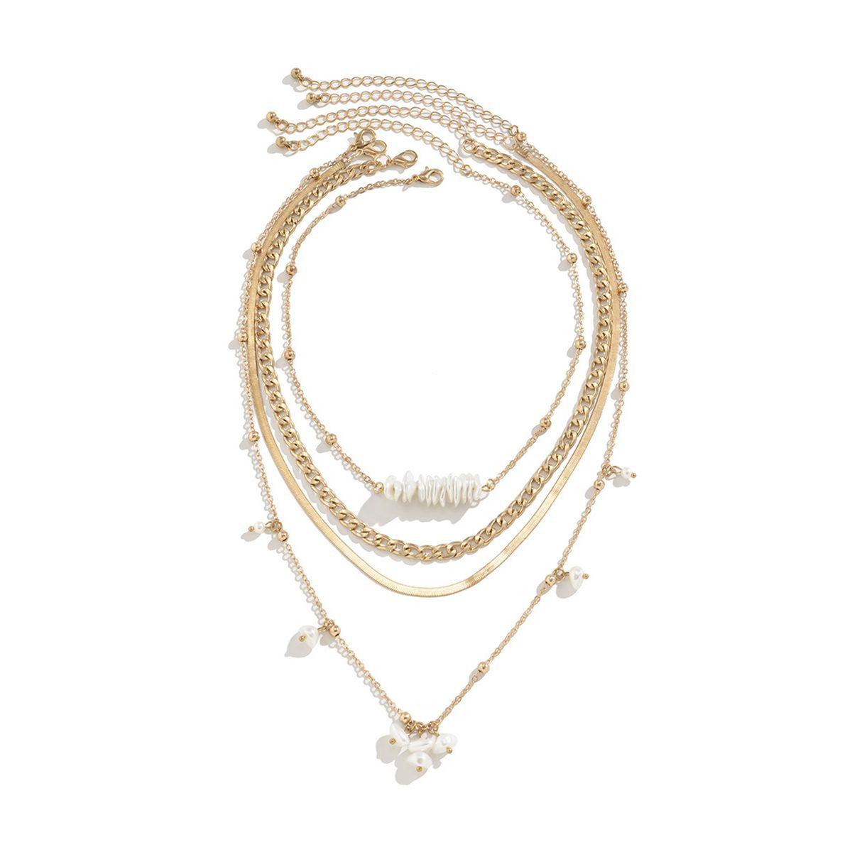 Styli Set of 4 - Beaded Link Chain Necklace-women-watchesandjewellery-jewellery-necklacesandpendants-image-2