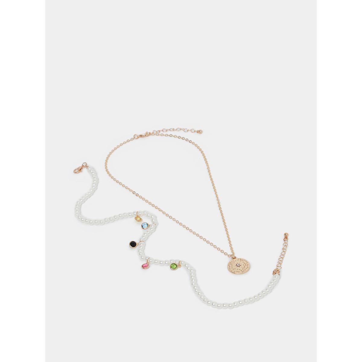 Styli Pack of 2 - Pendant Chain Necklace with Lobster Clasp Closure-women-watchesandjewellery-jewellery-necklacesandpendants-image-1