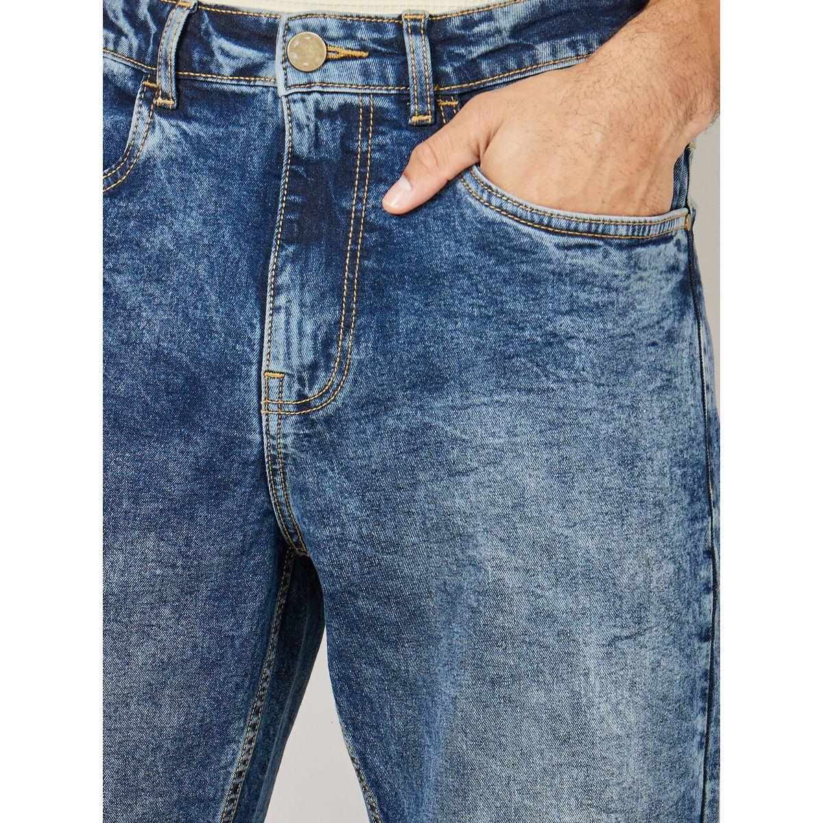 Styli Relaxed Fit Dark Wash Stretch Jeans-men-clothing-bottoms-jeans-image-3