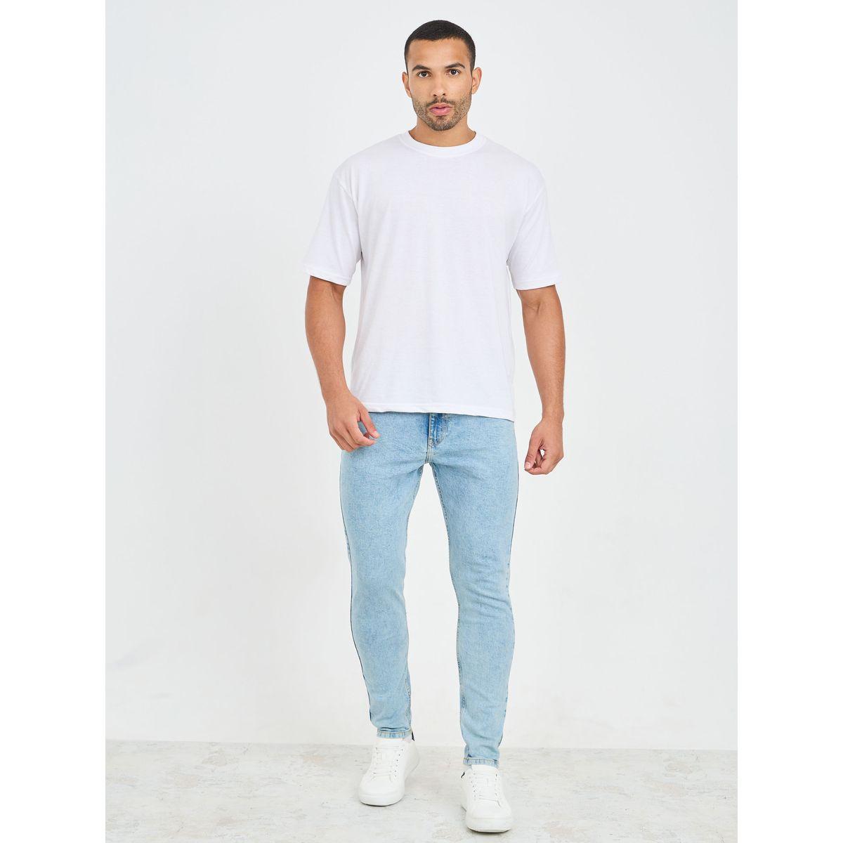 Styli Light Wash Skinny Fit Stretch Jeans-men-clothing-bottoms-jeans-image-2