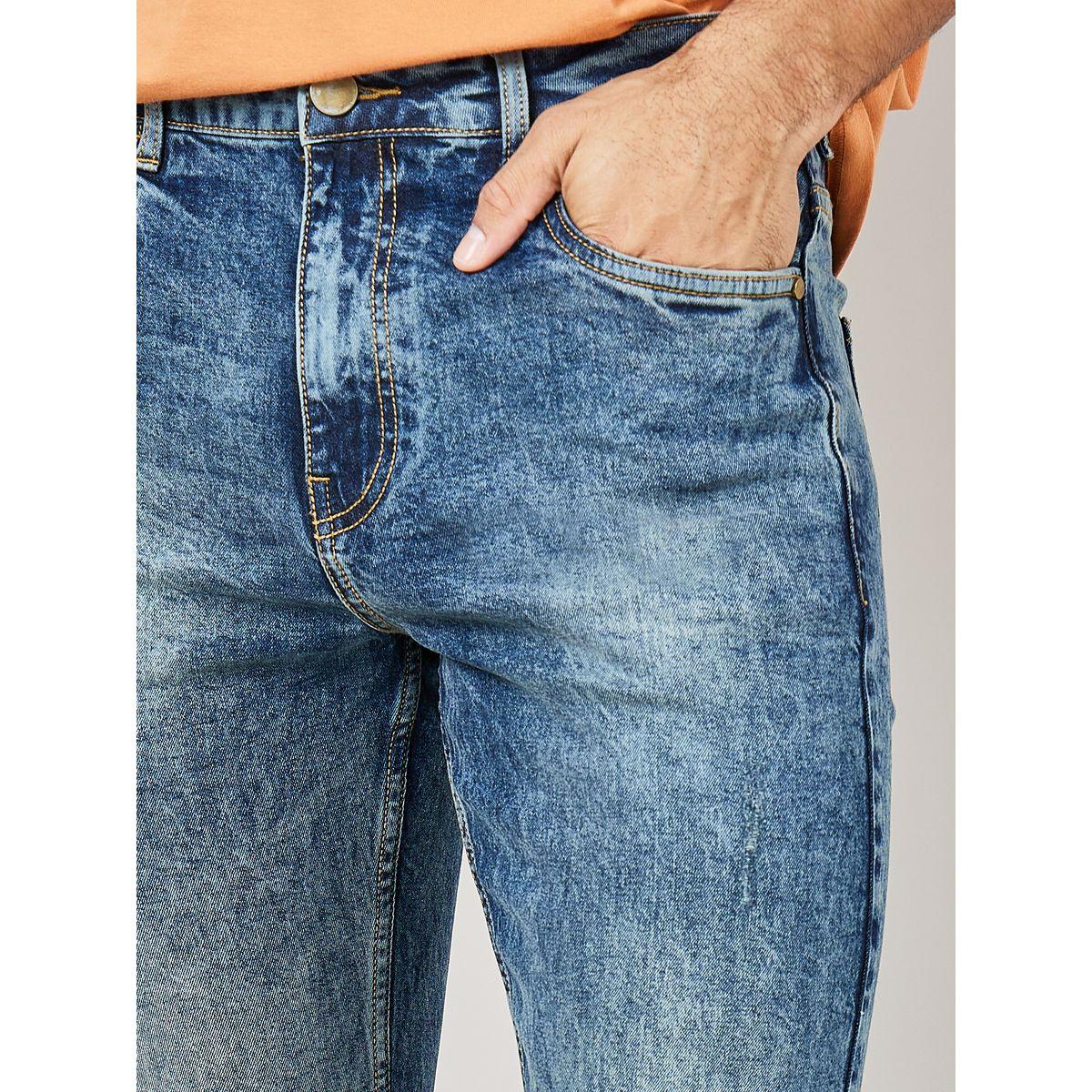 Styli Skinny Fit Light Wash Rip and Repair Jeans-men-clothing-bottoms-jeans-image-3