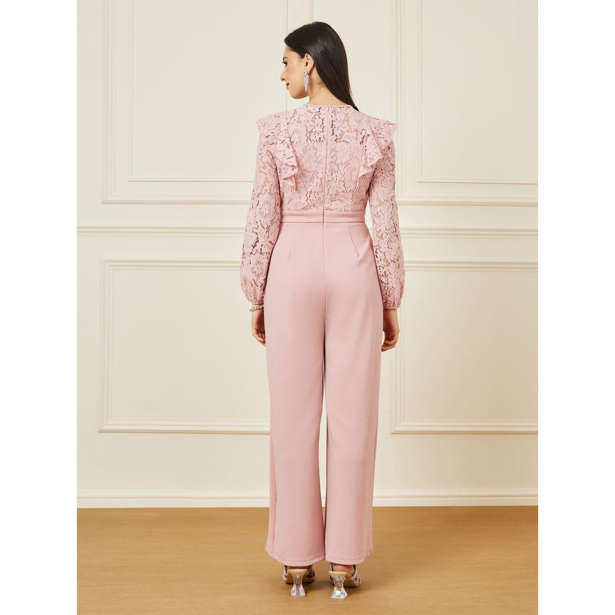 جمبسوت واسع الأرجل بتفاصيل دانتيل-women-clothing-jumpsuits-image-4