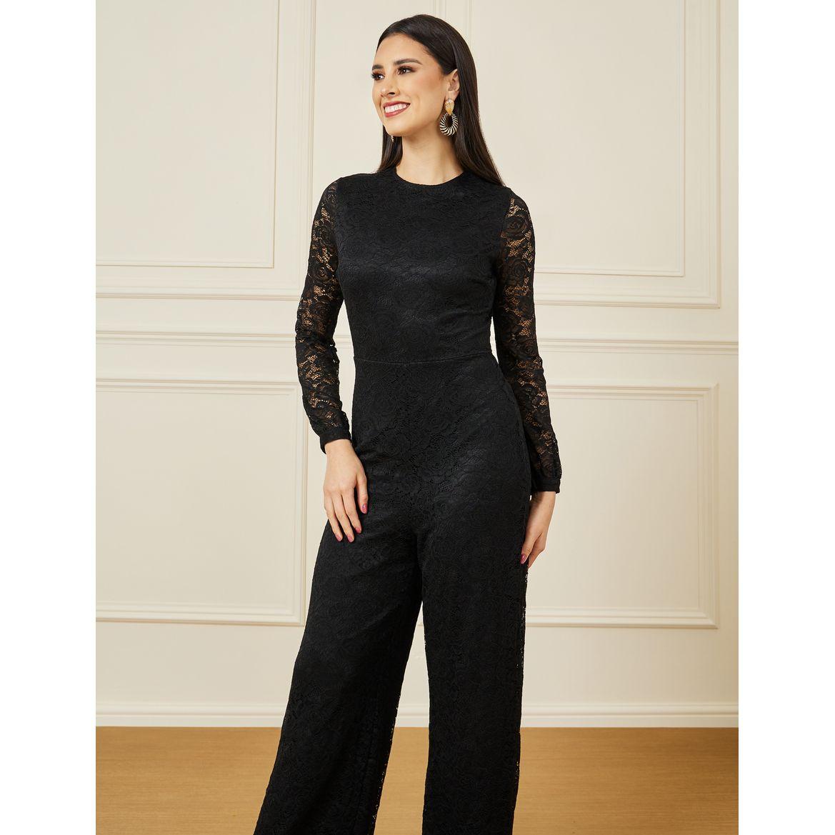 Styli Lace Detail Wide Leg Jumpsuit-women-clothing-jumpsuits-image-2